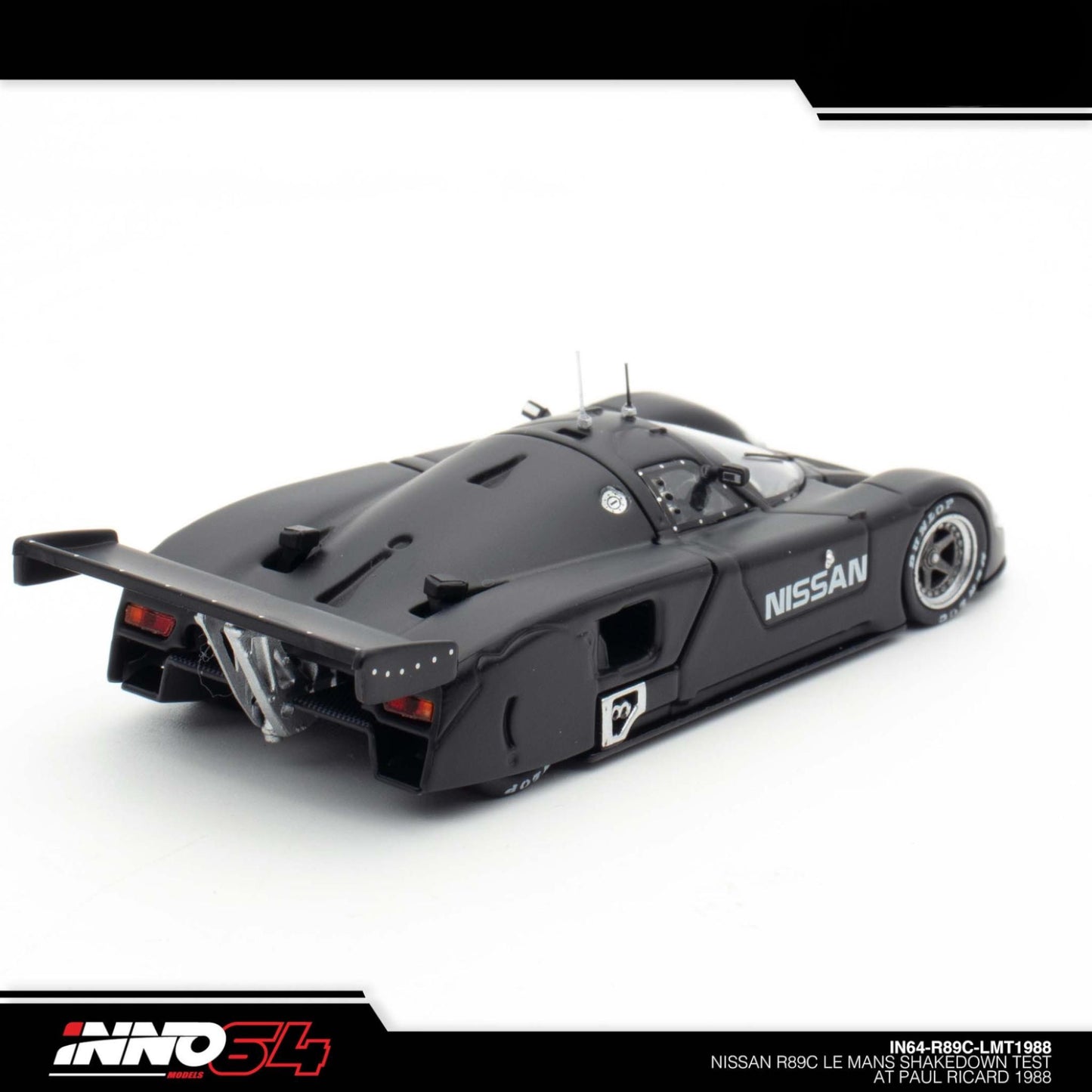 INNO64 - Pre-Order - Nissan R89C 1988 Le Mans Shake Down Test At Paul Ricard - IN64-R89C-LMT1988