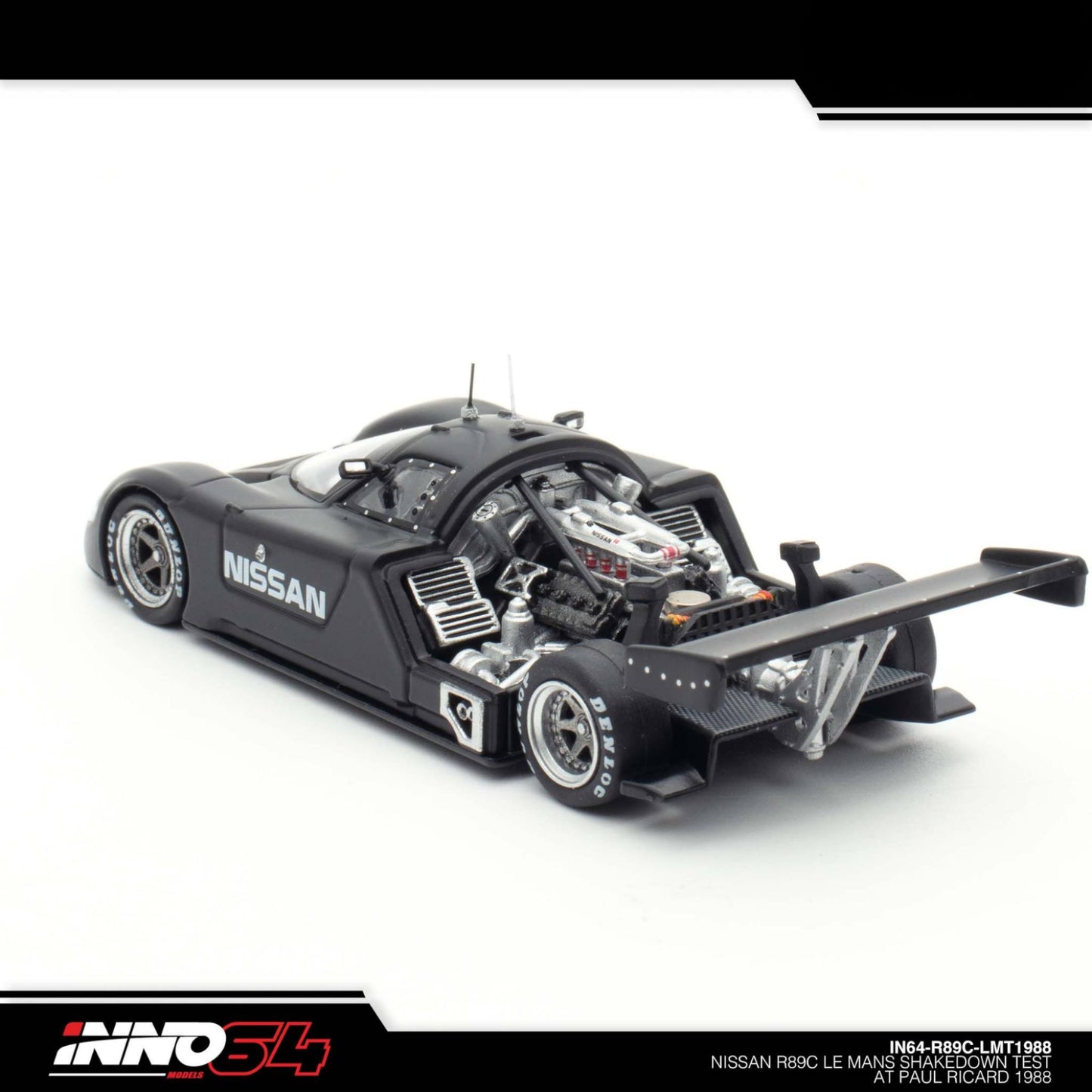INNO64 - Pre-Order - Nissan R89C 1988 Le Mans Shake Down Test At Paul Ricard - IN64-R89C-LMT1988