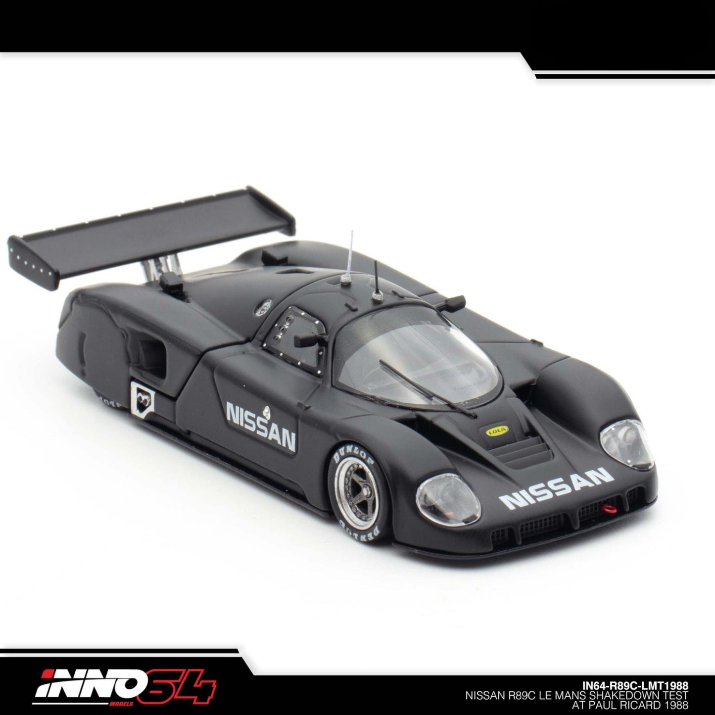 INNO64 - Pre-Order - Nissan R89C 1988 Le Mans Shake Down Test At Paul Ricard - IN64-R89C-LMT1988