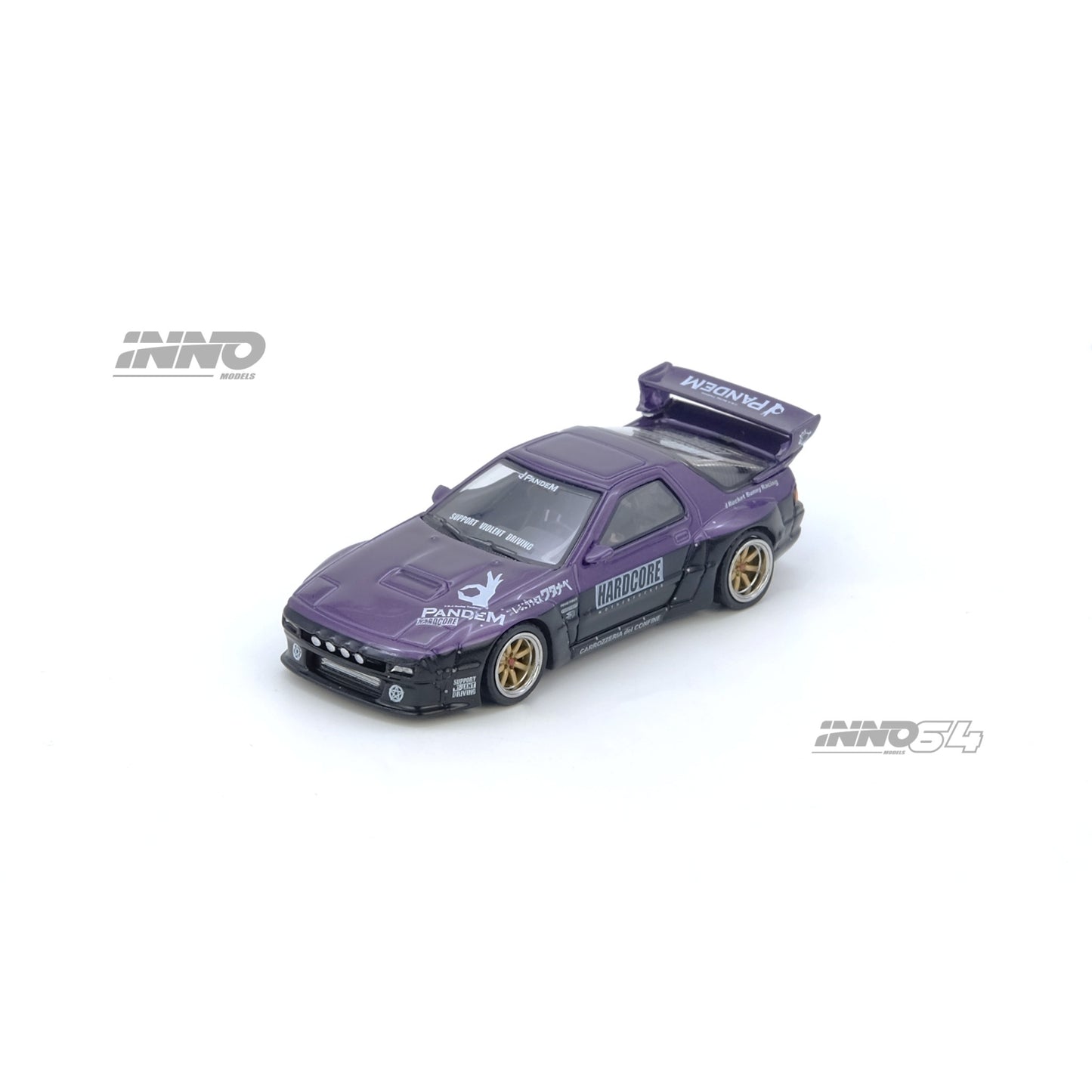 INNO64 - Pre-Order - MAZDA RX7 (FC3S) "PANDEM ROCKET BUNNY" - IN64-RX7FCP-PB