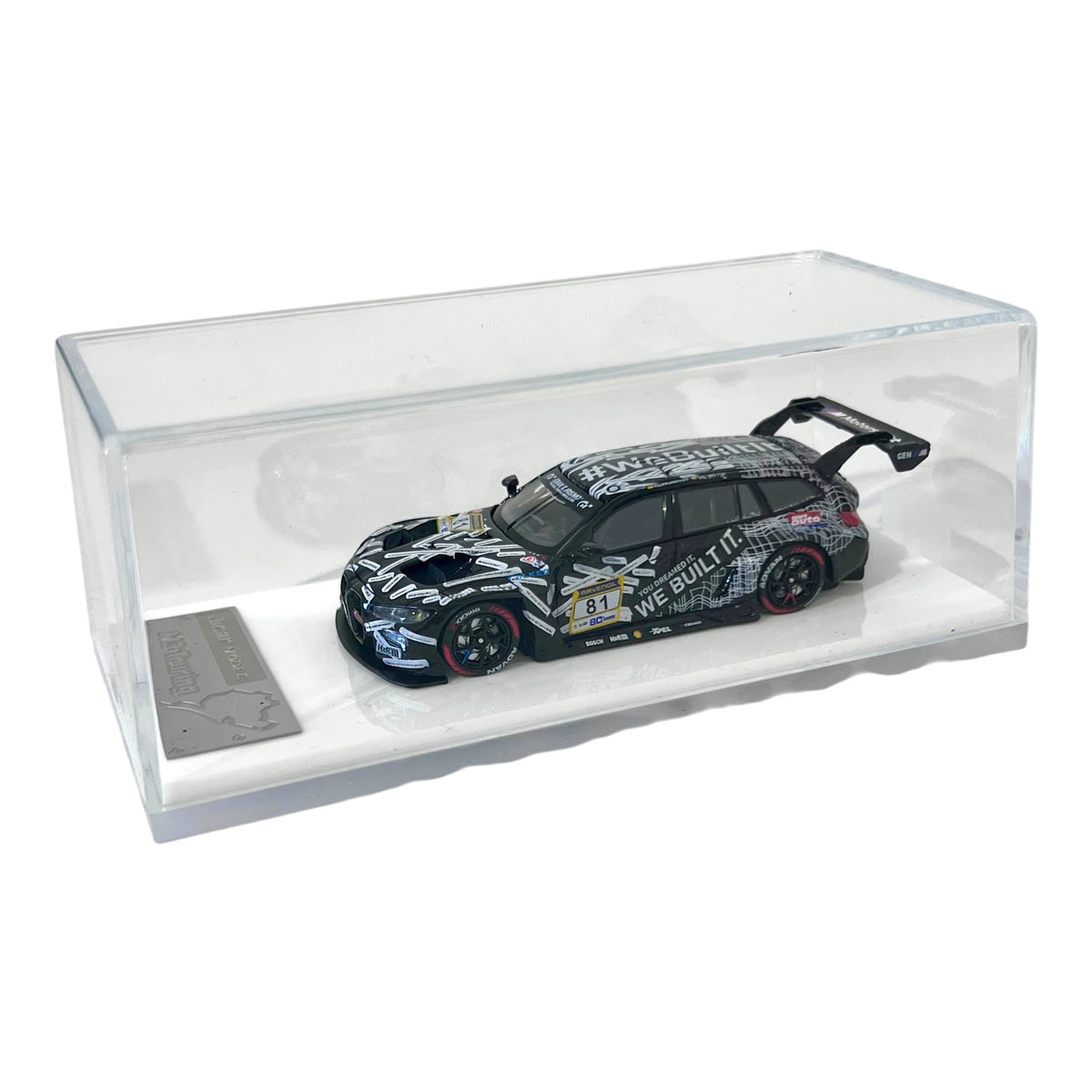 Jicar Models - BMW M3 G81 Touring GT3 - Black & White - JC64-M3T-BW