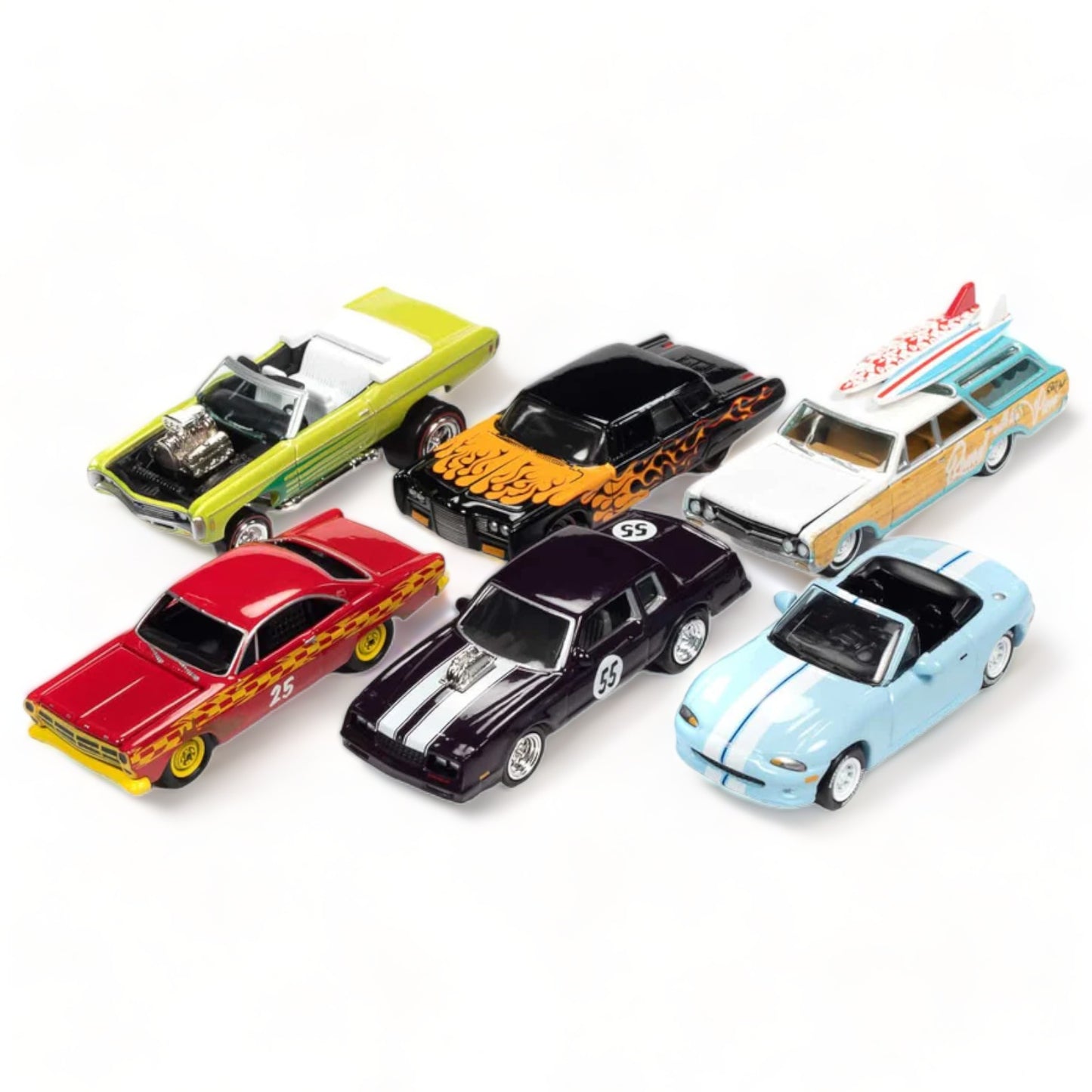 Johnny Lightning - Street Freaks - 1985 Chevrolet Monte Carlo (spoilers), violet - 1:64