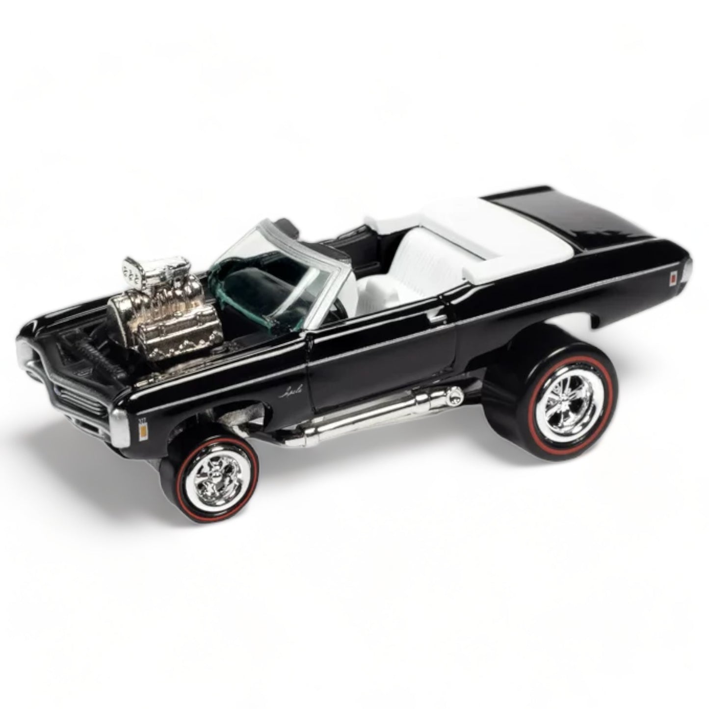 Johnny Lightning - Street Freaks - 1969 Chevrolet Impala Convertible (Zingers), black - 1:64