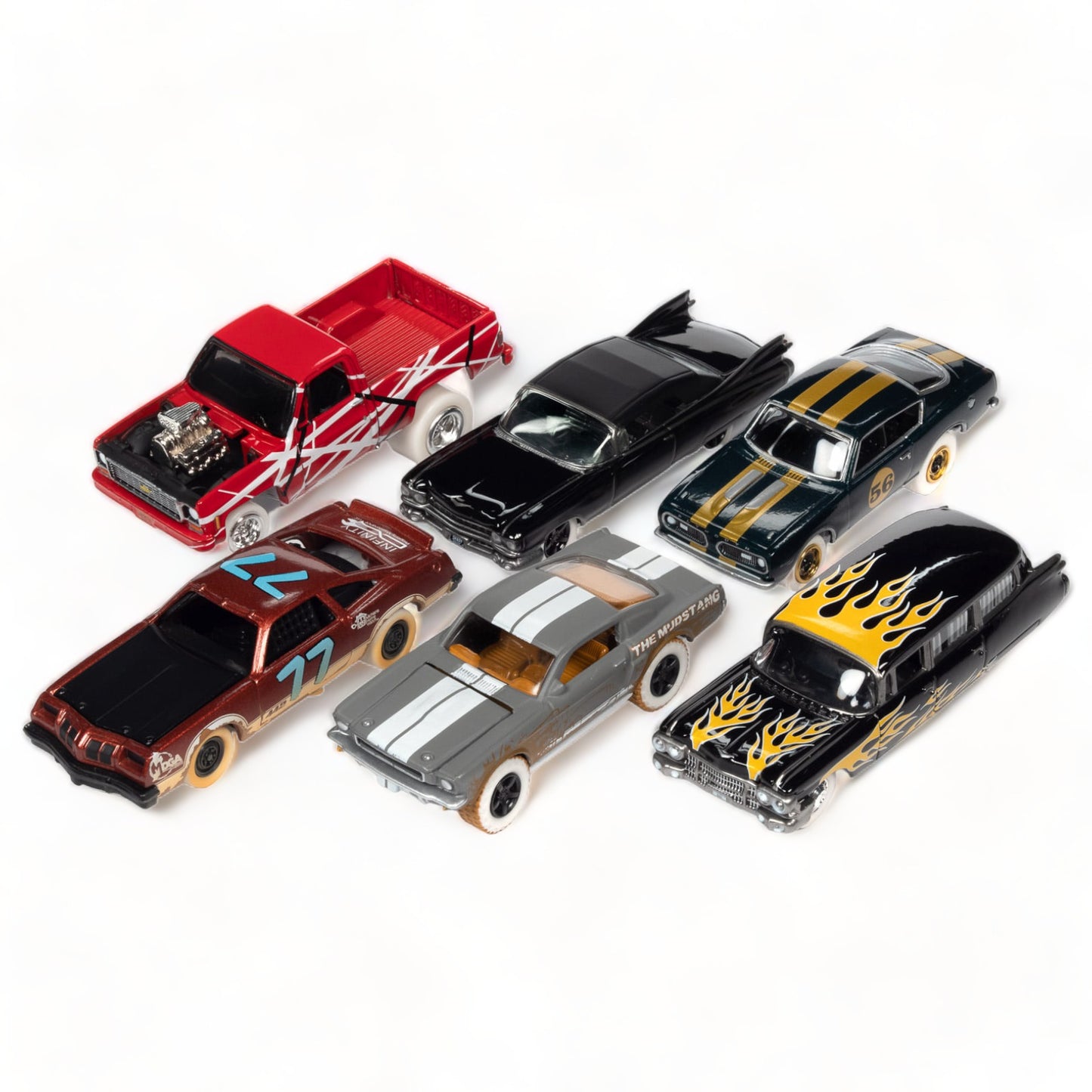 Johnny Lightning - Street Freaks - 1973 Chevrolet Cheyenne 10 Step Side (Zinger), gloss red - 1:64