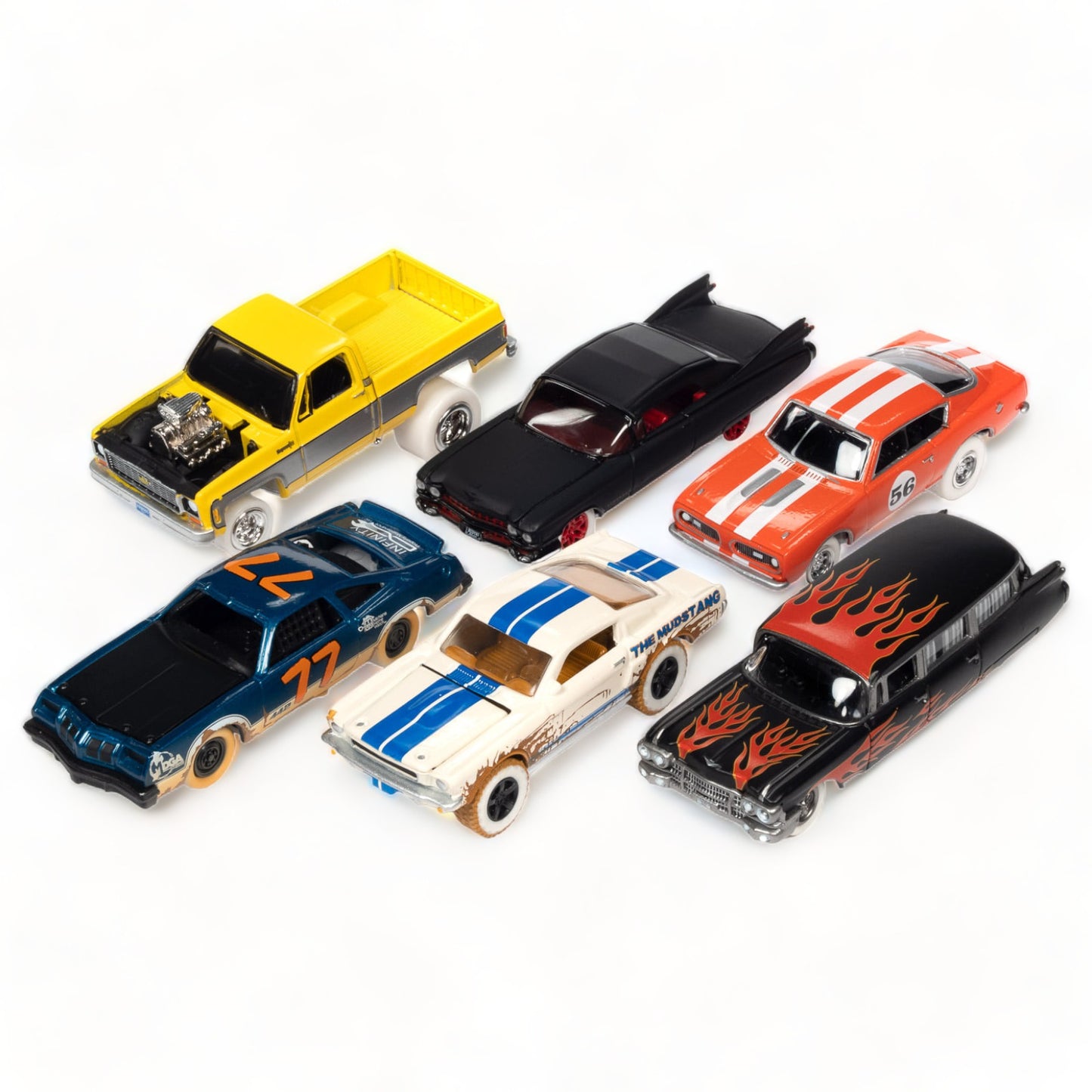 Johnny Lightning - Street Freaks - 1973 Chevrolet Cheyenne 10 Step Side (Zinger), metallic yellow - 1:64