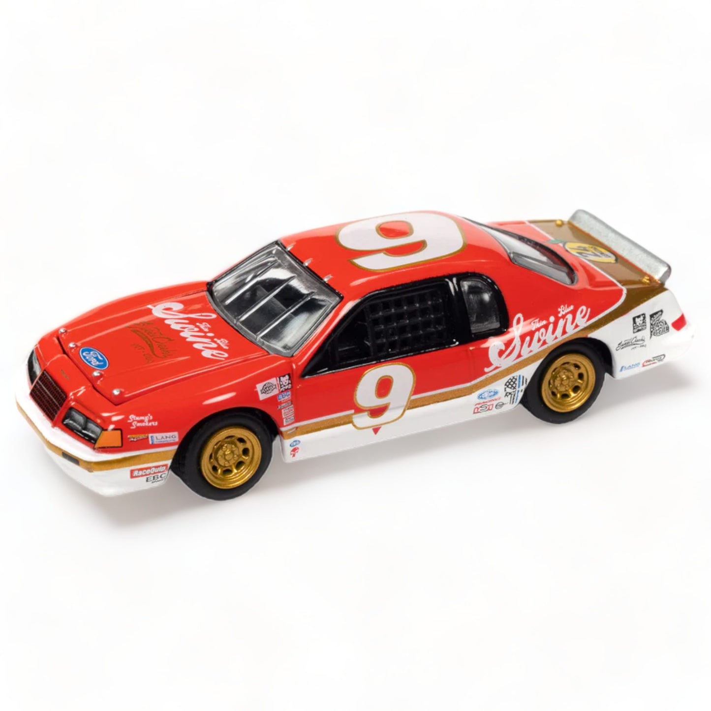 Johnny Lightning - Street Freaks - 1986 Ford Thunderbird Stock Car, red - 1:64
