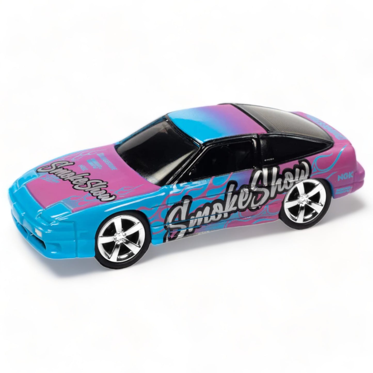 Johnny Lightning - Street Freaks - 1990 Nissan 240SX (Import Heat/Drift) - cyan