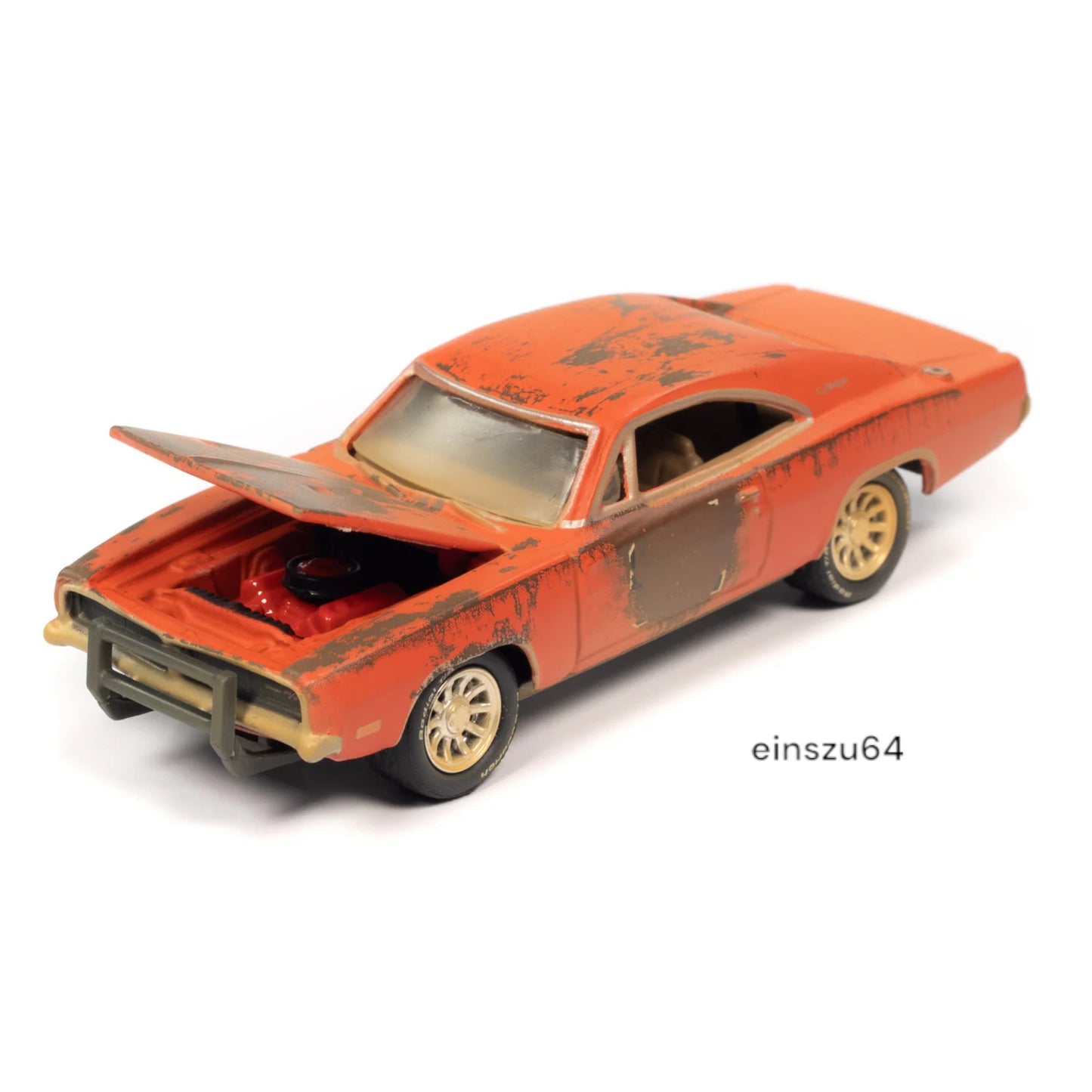 Johnny Lightning - 1969 Dodge Charger orange - JLSP192 - 1:64 - Barn Finds