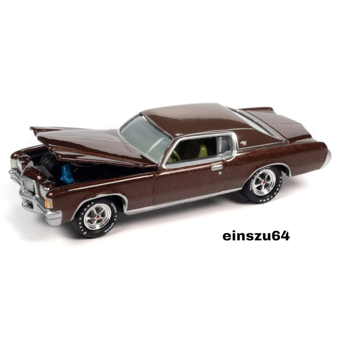Johnny Lightning - 1971 Pontiac Grand Prix, Bronzini Gold Metallic - 1:64 - JLSP283A