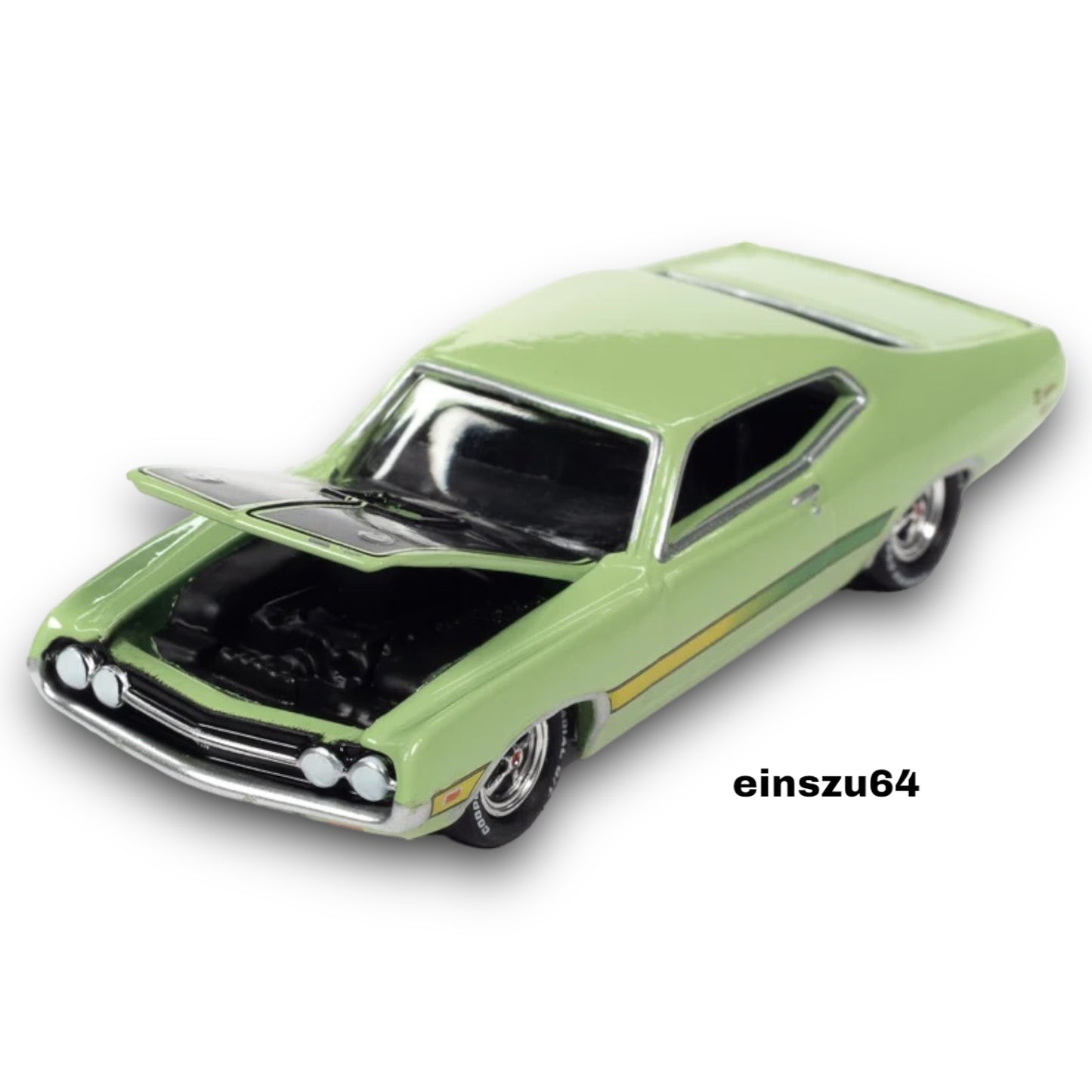 Johnny Lightning - 1971 Ford Torino Cobra *MCACN*, grabber lime - JLSP287B