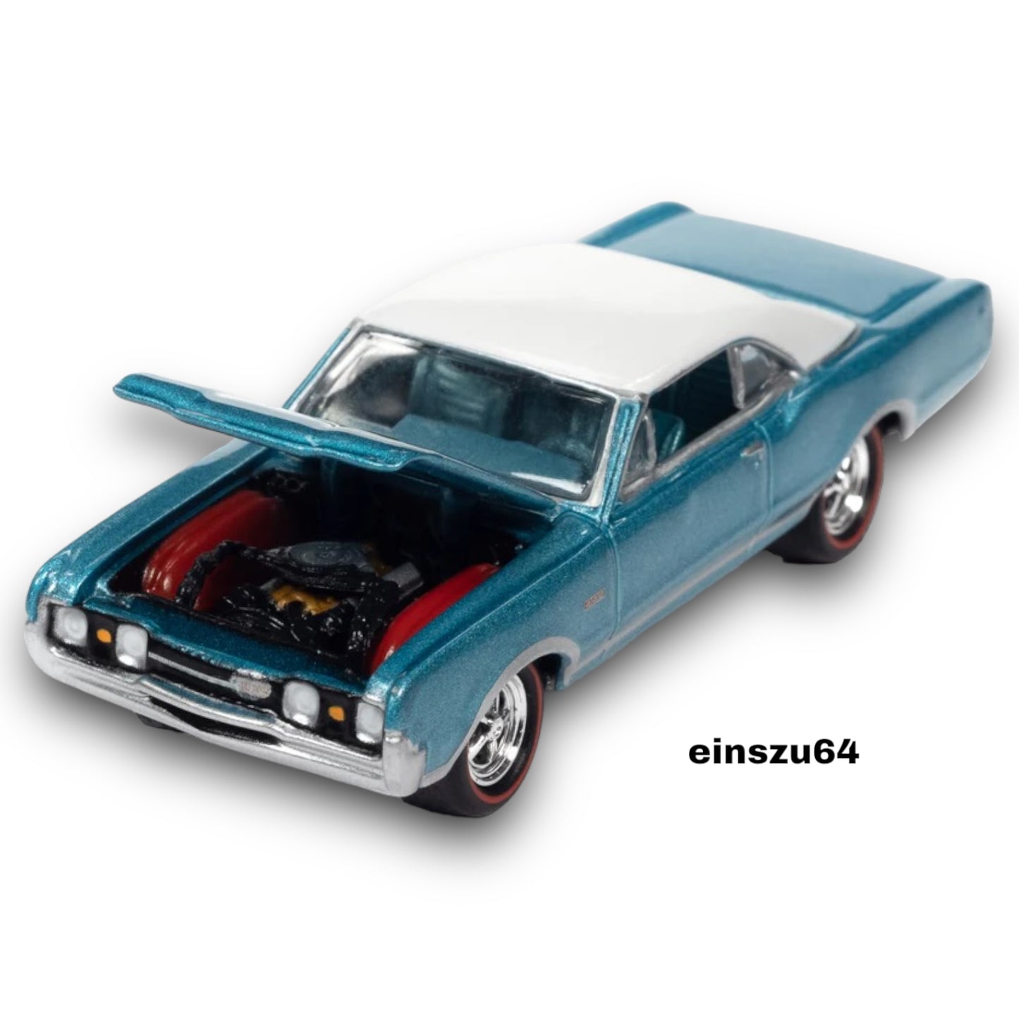 Johnny Lightning - 1967 Oldsmobile 442 W-30 *MCACN*, aquamarine poly - JLSP289A