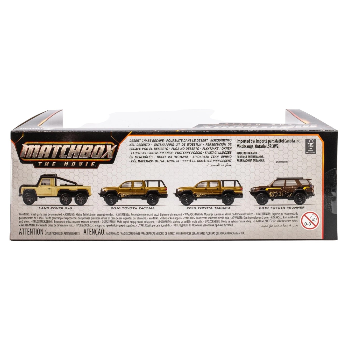 Matchbox 2026 - Pre-Order - The Movie - Desert Chase Escape Diorama - JMB53