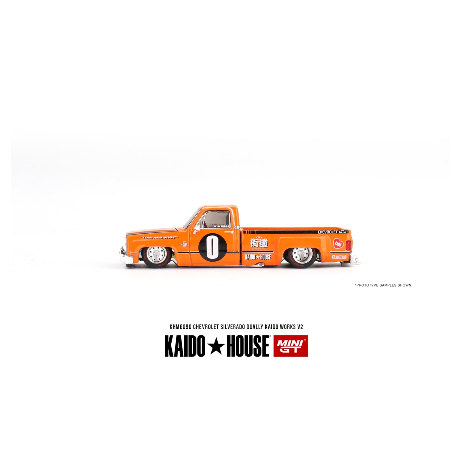Mini GT Kaido House - Chevrolet Silverado Dually KAIDO WORKS V2 - KHMG090 - 1:64