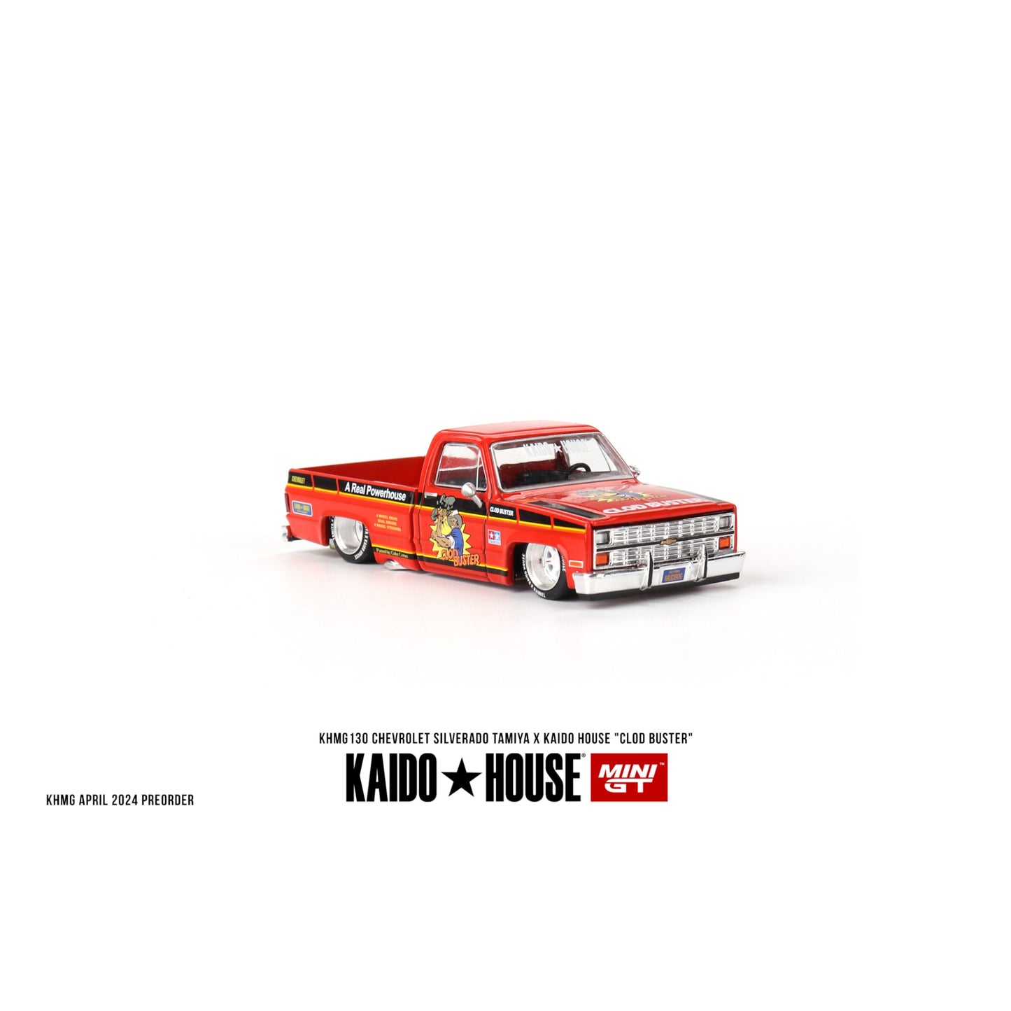 Mini GT Kaido House - Chevrolet Silverado TAMIYA x KAIDO HOUSE "Clod Buster" - KHMG130 - 1:64