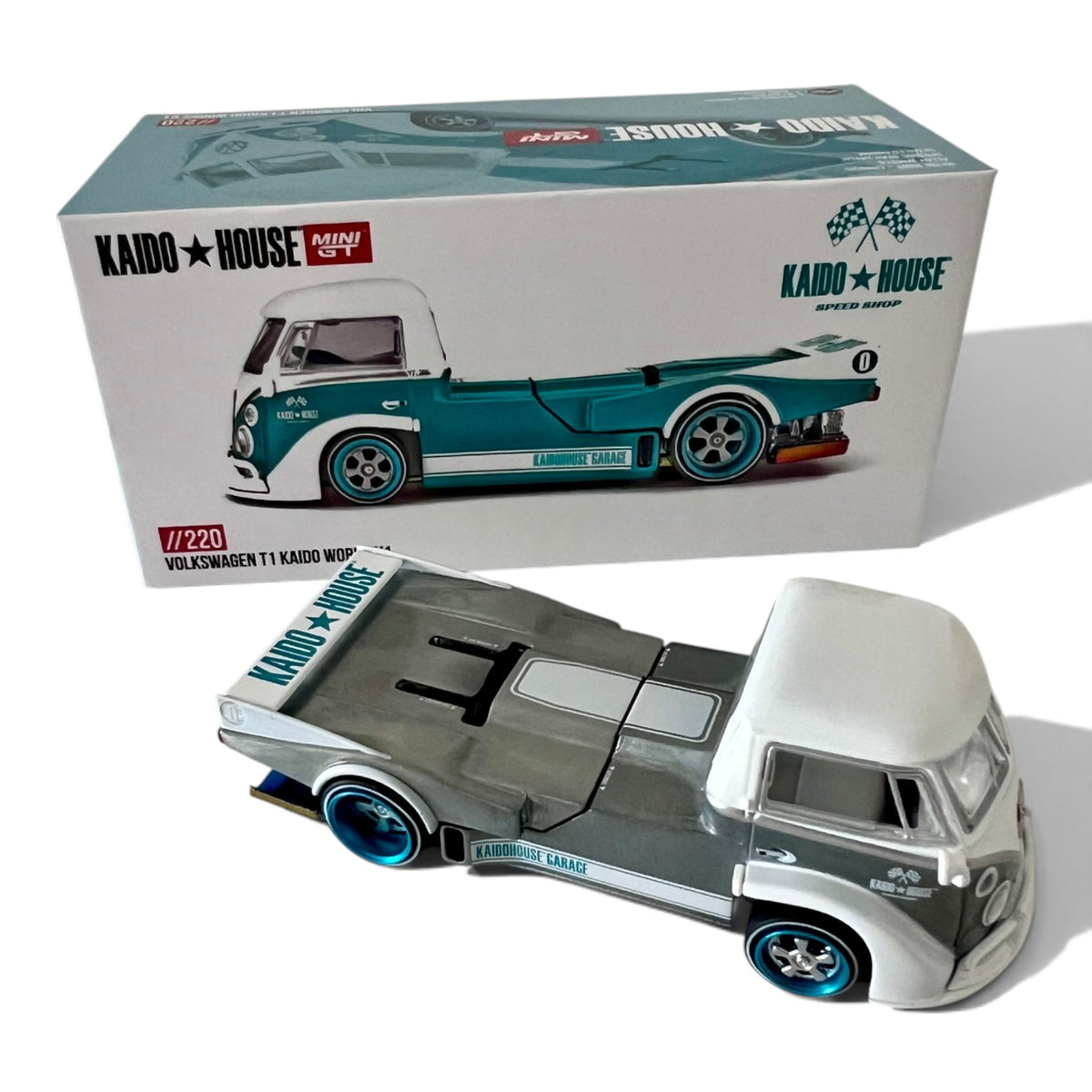 Mini GT Kaido House - Volkswagen T1 Kaido Works V1 - KHMG220 - Chase Car
