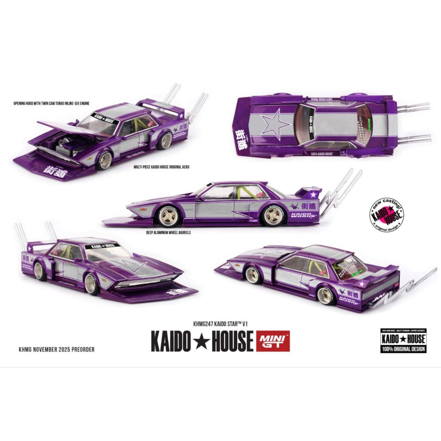 Mini GT Kaido House - Pre-Order - Kaido Star V1 - KHMG247