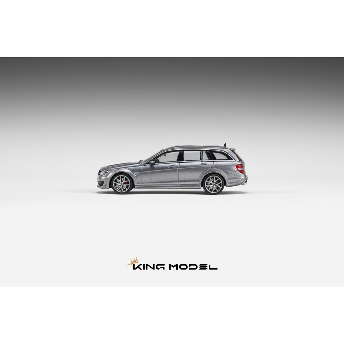 King Model - Pre-Order - C63 Wagon, grey - KM64-C63W-GRY