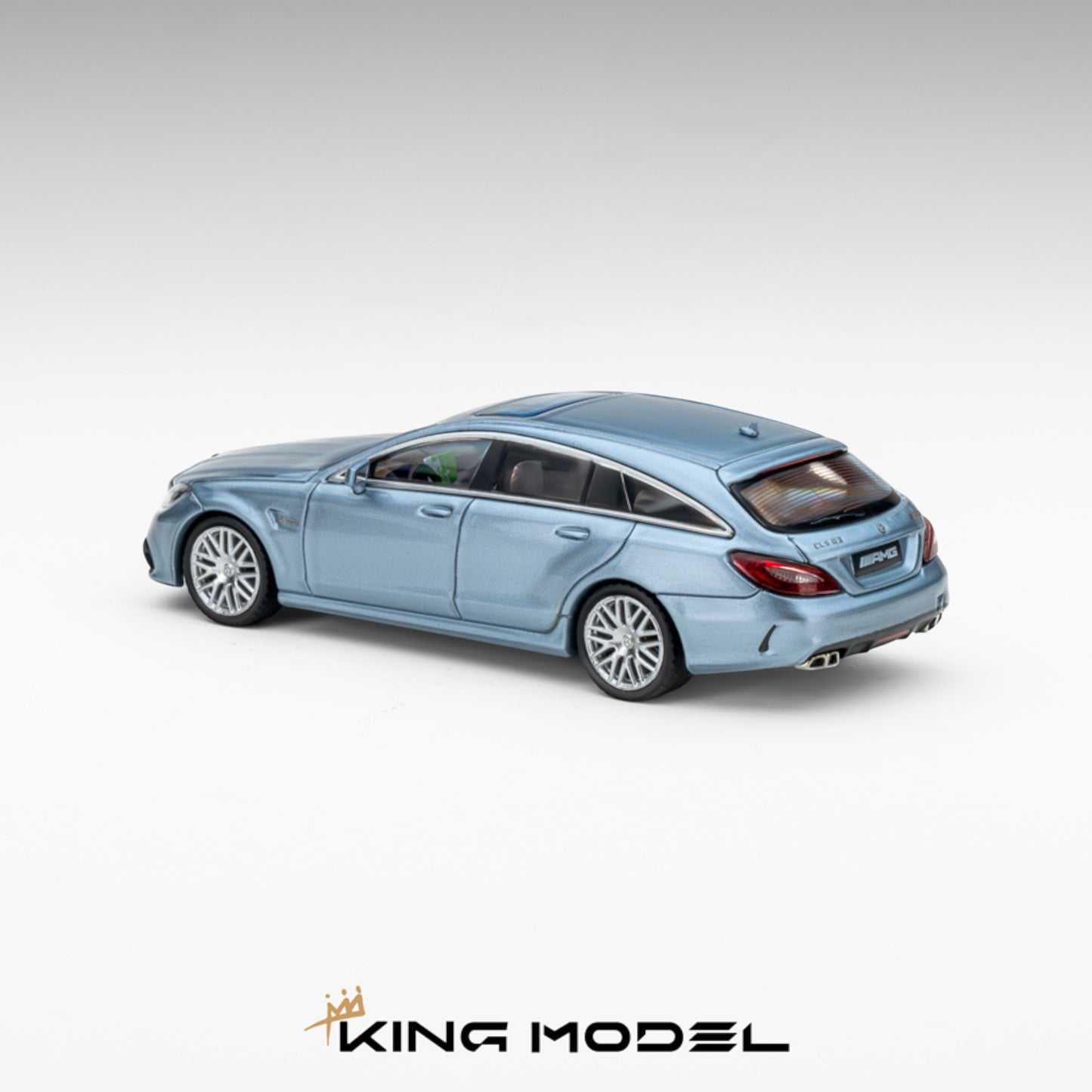 King Model - Pre-Order - CLS63 AMG Shooting Brake, Ice Blue - KM64-CLSSB-IBLU
