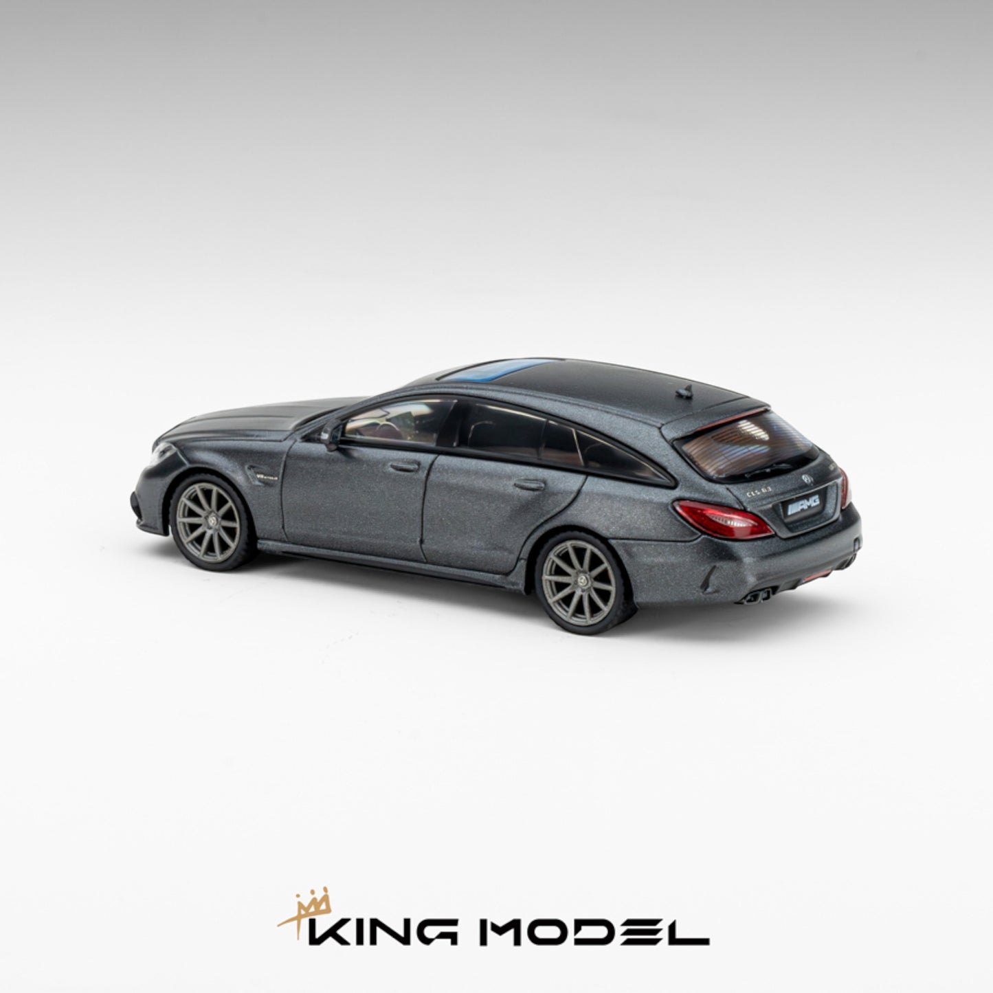 King Model - Pre-Order - CLS63 AMG Shooting Brake, Matte Grey - KM64-CLSSB-MGRY
