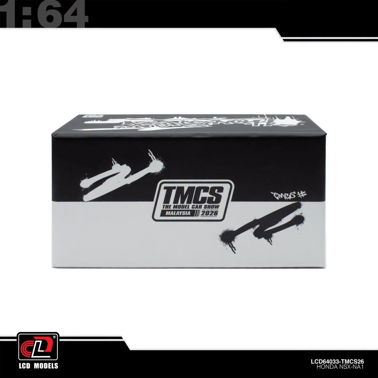 LCD Model - Honda NSX NA1, black - TMCS 2026 Event Model - LCD64033-TMCS-BL