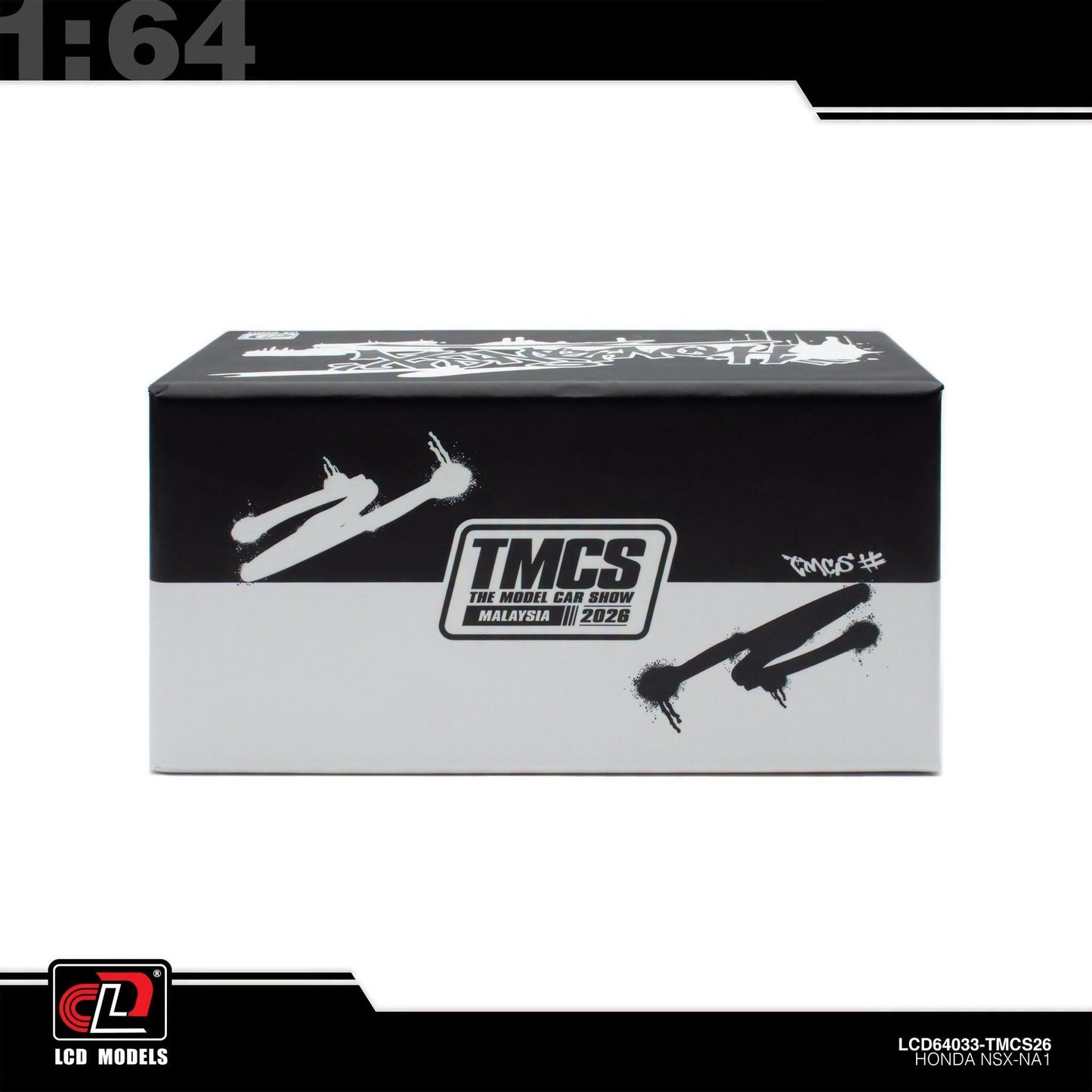 LCD Model - Honda NSX NA1, white - TMCS 2026 Event Model - LCD64033-TMCS-WH