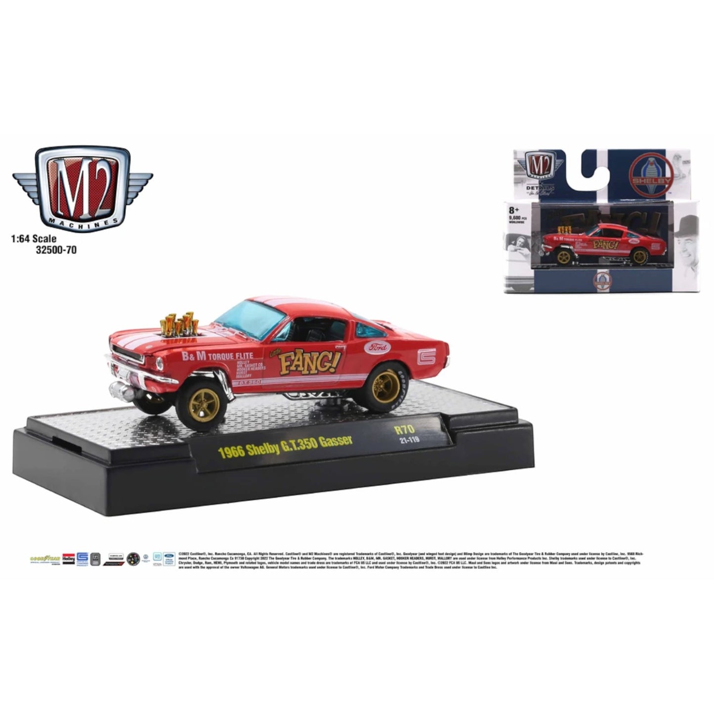M2 Machines - 1966 Shelby G.T.350 Gasser - Auto-Thentics 70