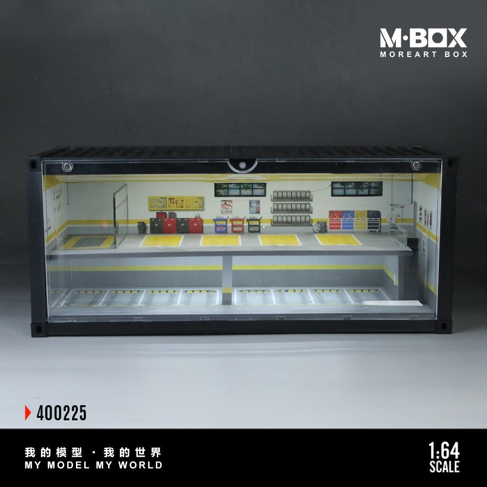 Pre-Order bis 06.12.2025 - MBox - Container Repair Shop Scene Model - Version L mit Beleuchtung - MB400225