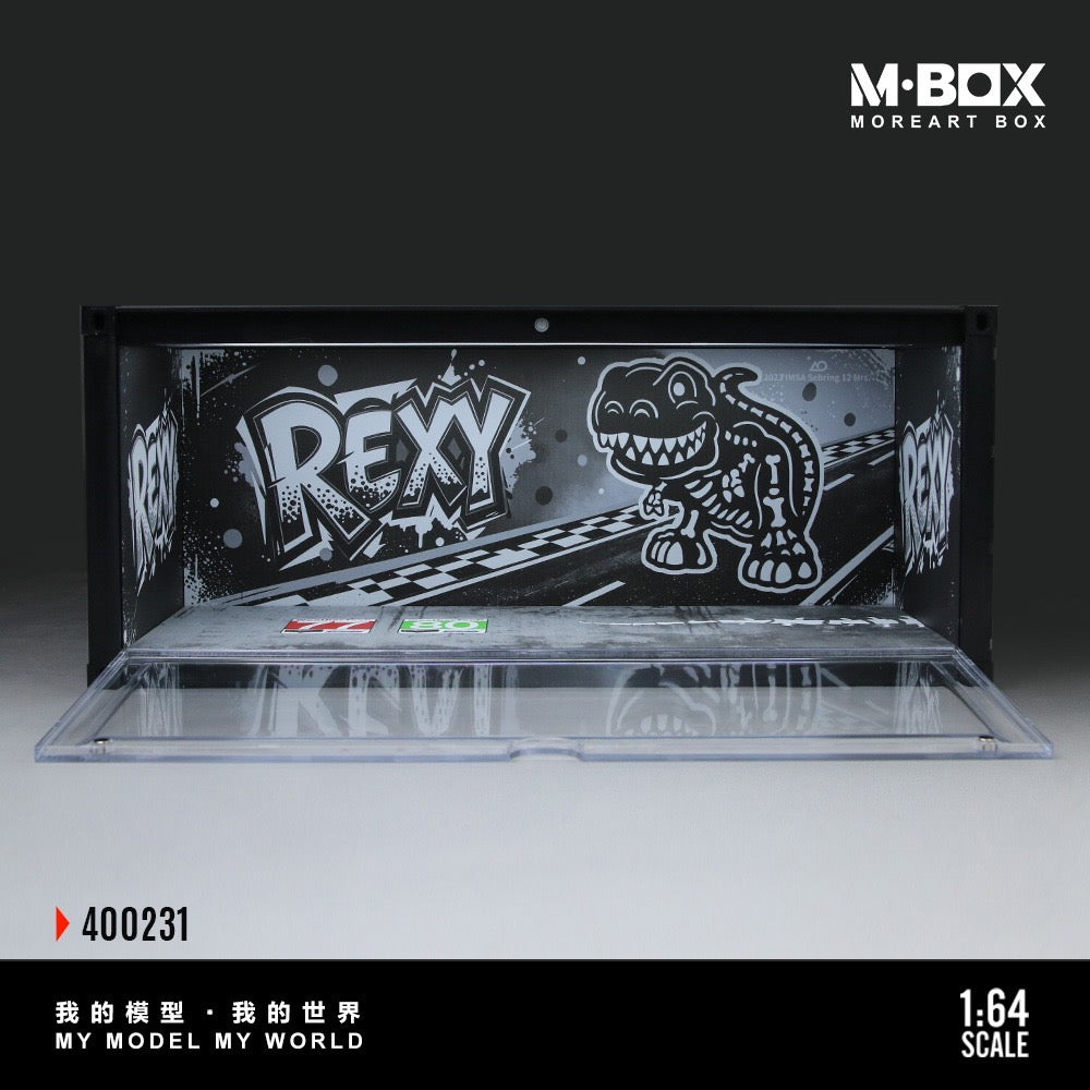 MBox - Pre-Order - Dinosaur Painted Container Scene Diorama, black - MB400231
