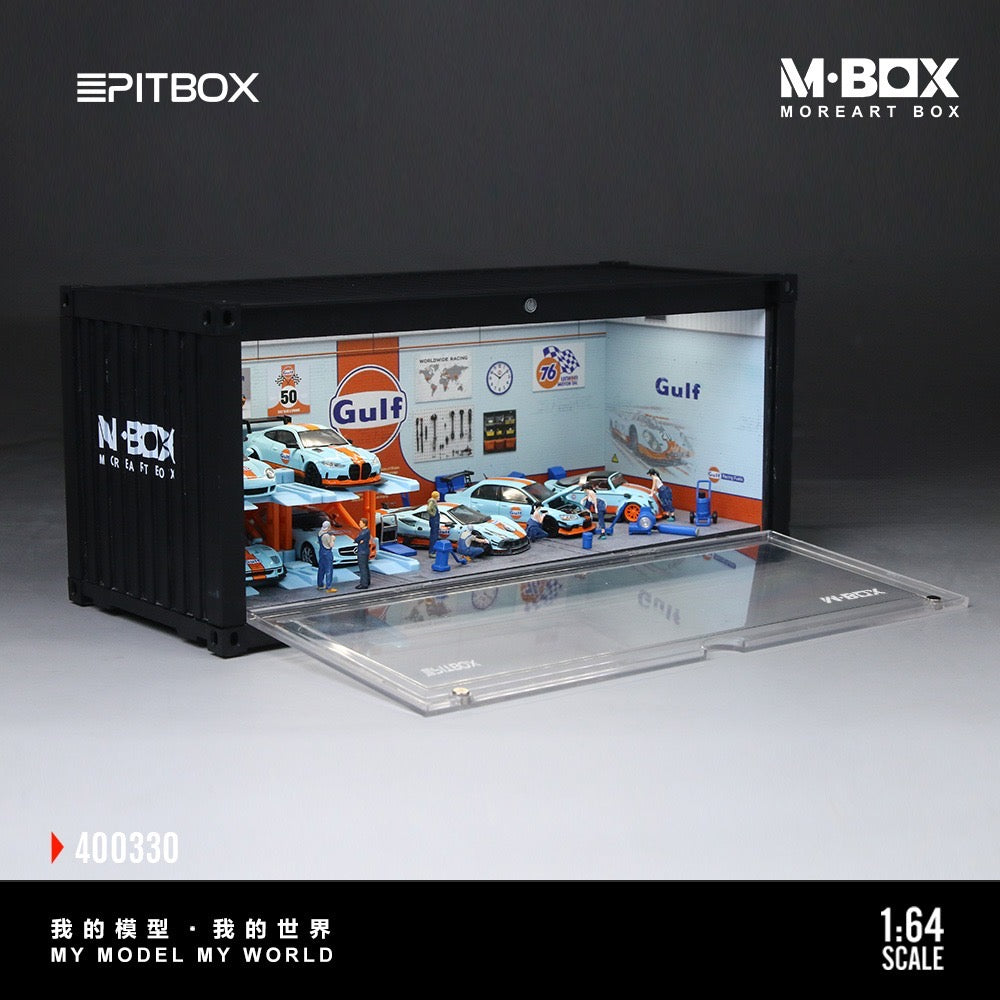 MBox - Pre-Order - Bay Coating and Maintenance Workshop Container-Diorama mit Beleuchtung - MB400330