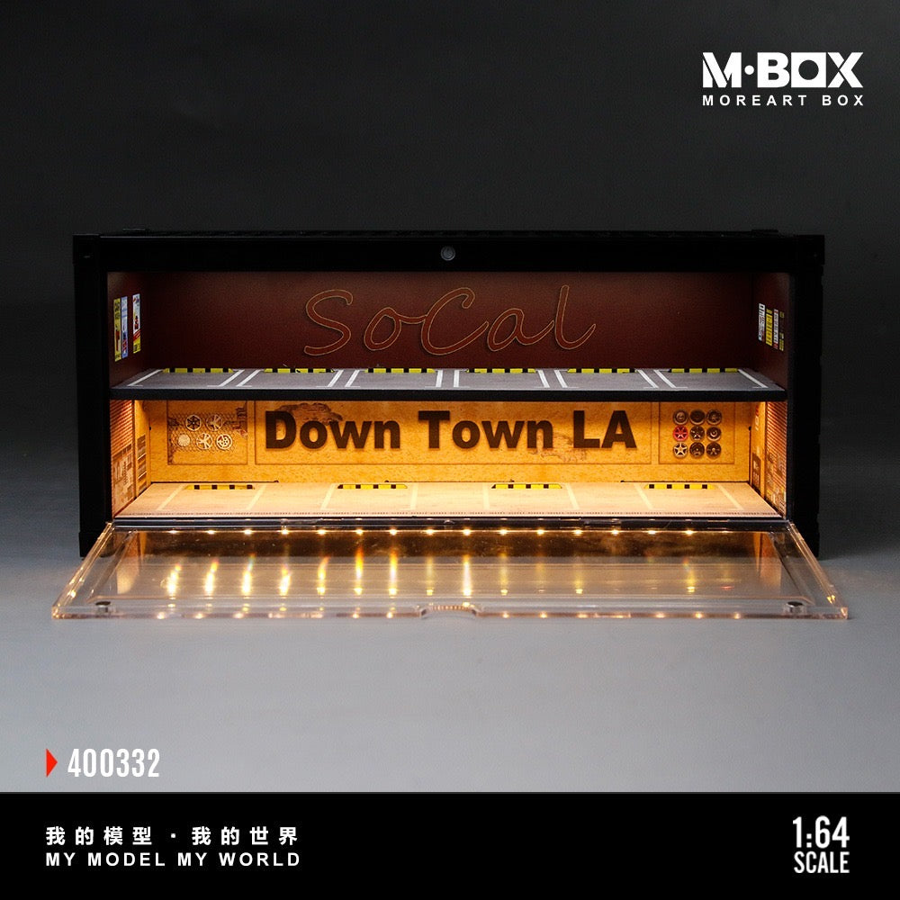 MBox - Pre-Order - Container Model Storage Diorama mit Beleuchtung - Down Town LA - MB400332
