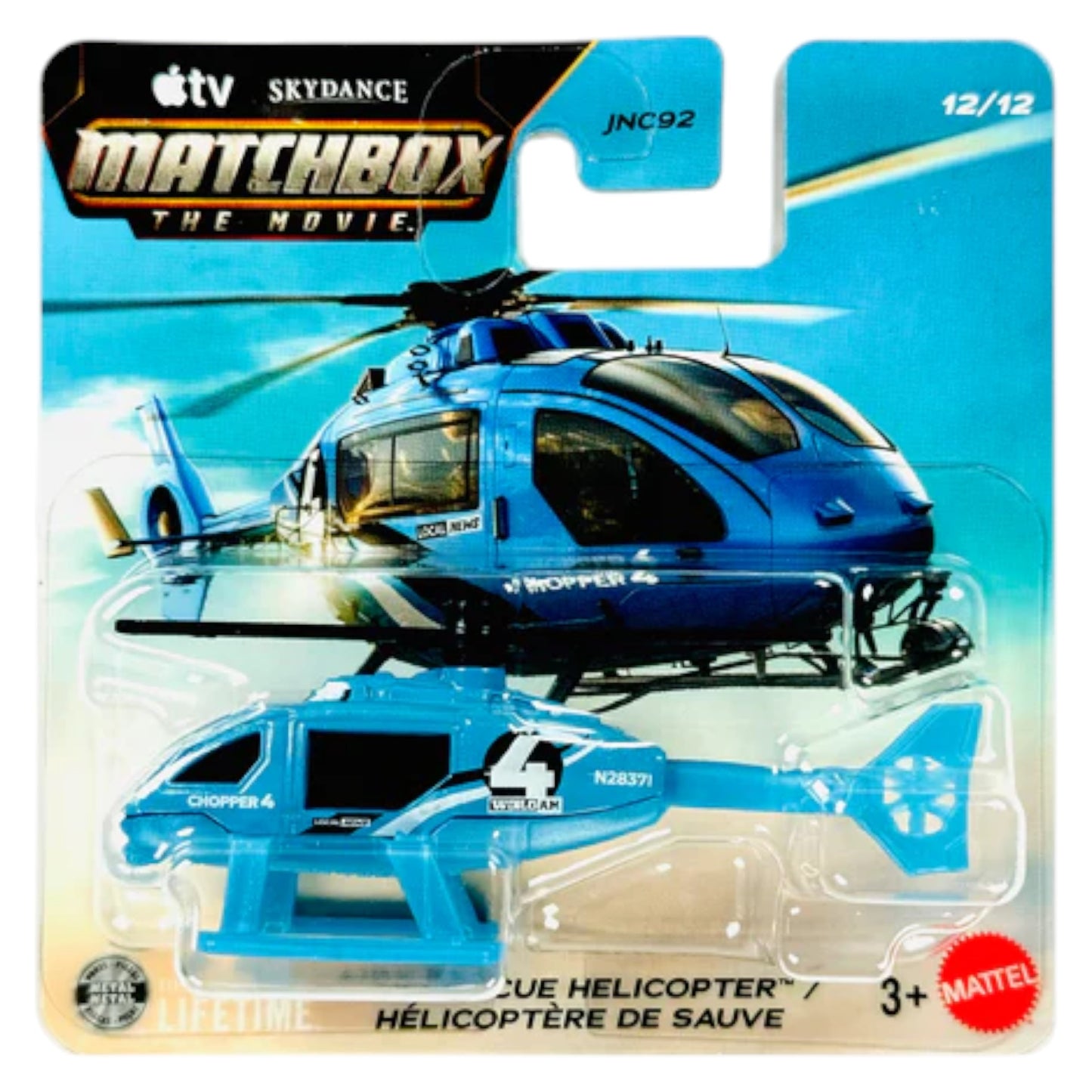 Matchbox 2026 - Pre-Order - The Movie Basic - MBX Rescue Helicopter - JND20