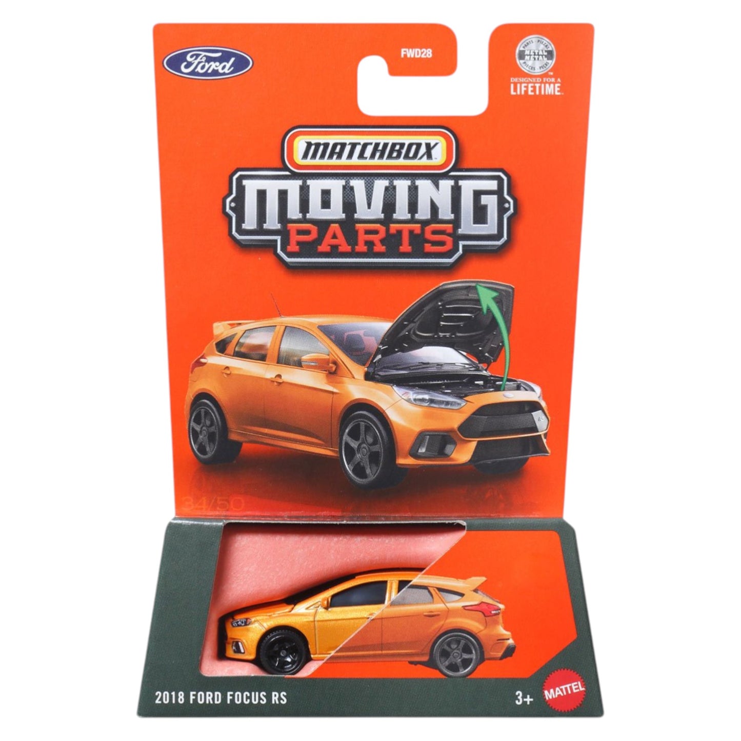 Matchbox 2026 - Moving Parts - 2018 Ford Focus RS - JHV47