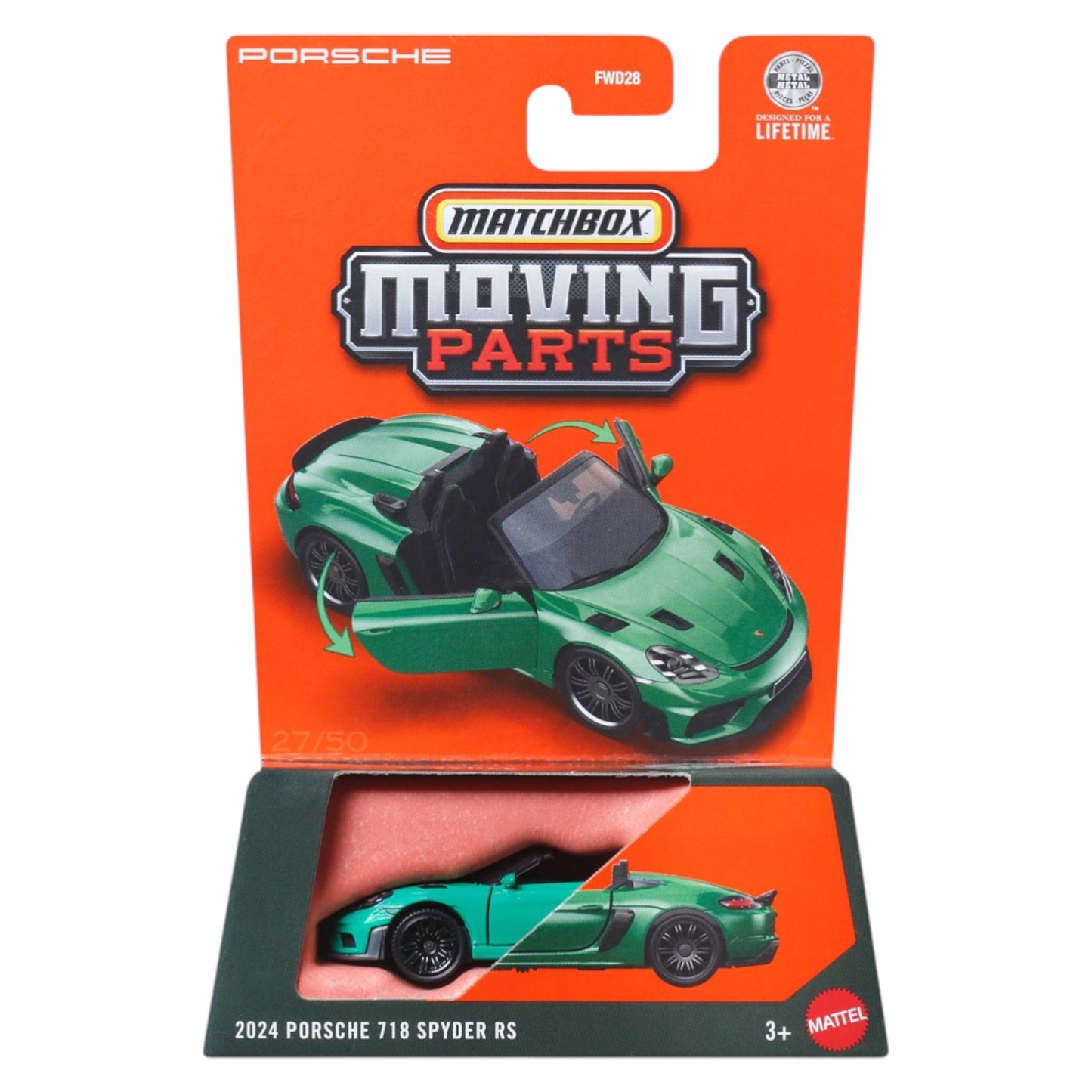 Matchbox 2026 - Moving Parts - 2025 Porsche 718 Spyder RS - JHV66
