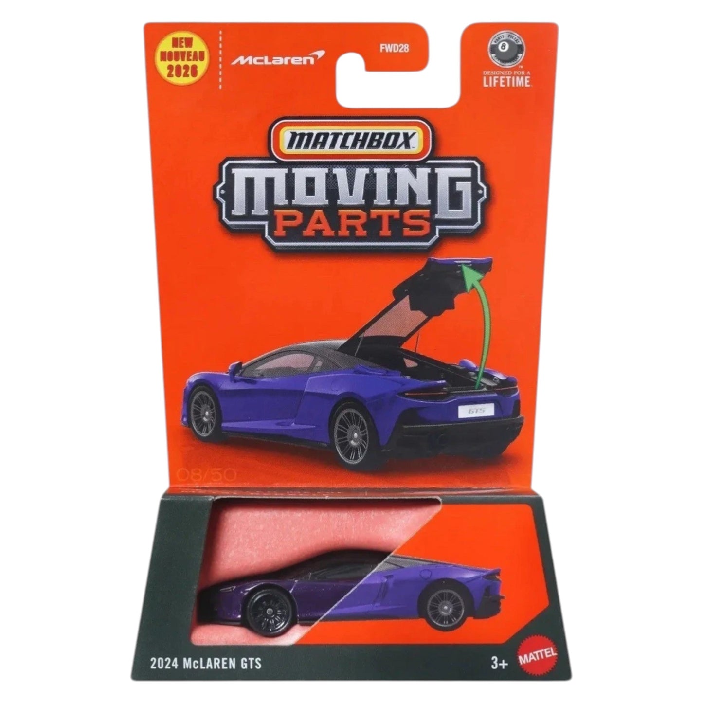 Matchbox 2026 - Pre-Order - Moving Parts - 2024 McLaren GTS - JHV28