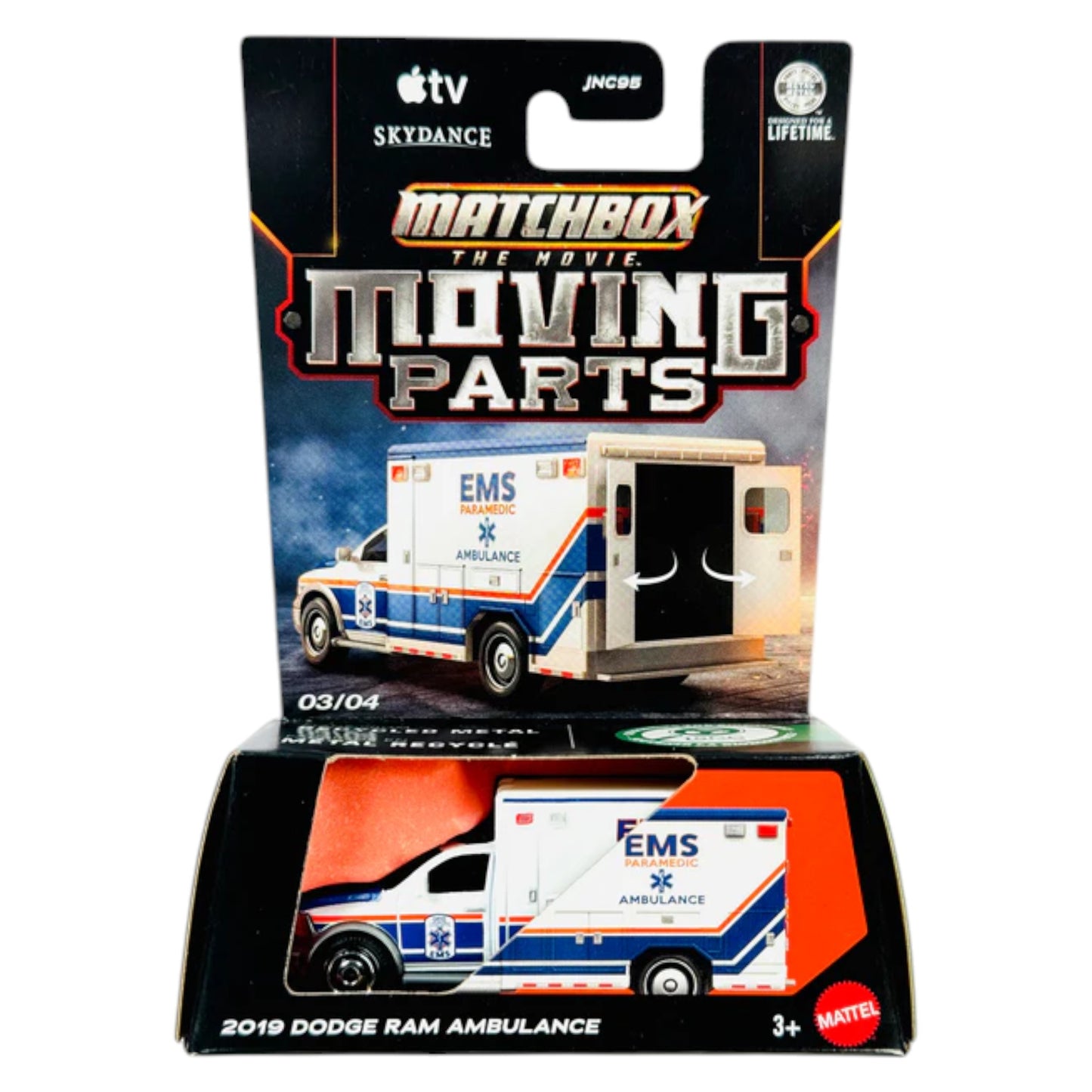 Matchbox 2026 - Pre-Order - The Movie Moving Parts - 2019 Dodge Ram Ambulance - JND38