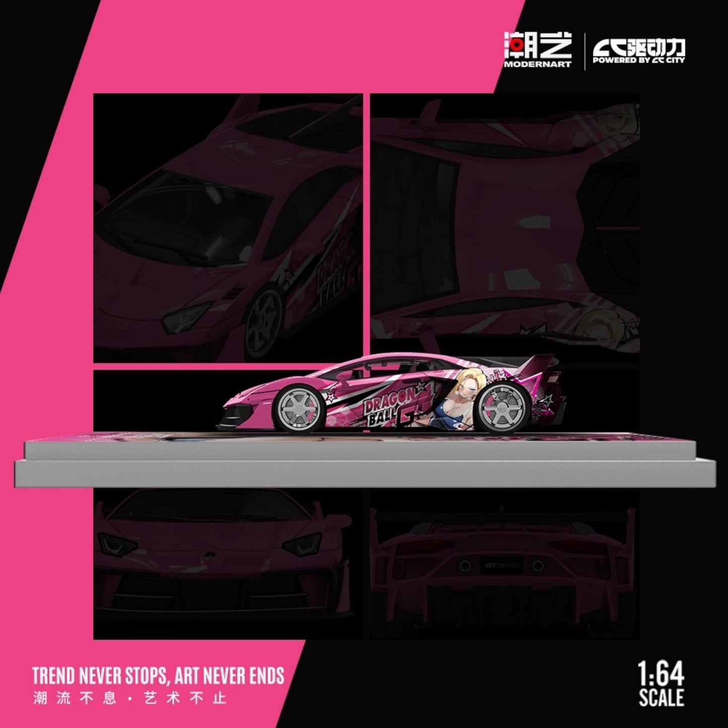 Pre-Order bis 13.09.2025 - ModerArt - Lamborghini Drive Force Custom Painted - Dragonball Z - MD643829