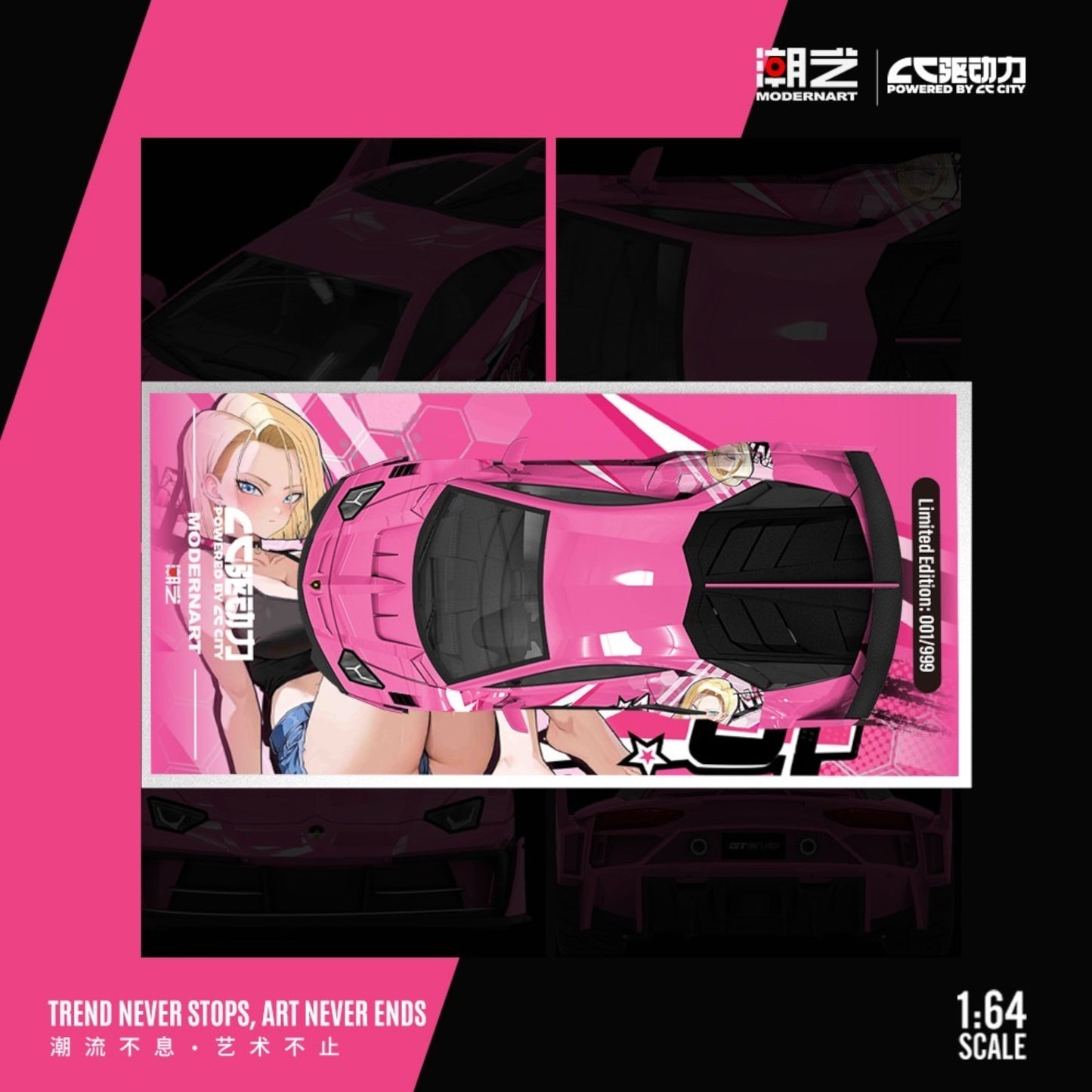 Pre-Order bis 13.09.2025 - ModerArt - Lamborghini Drive Force Custom Painted - Dragonball Z - MD643829
