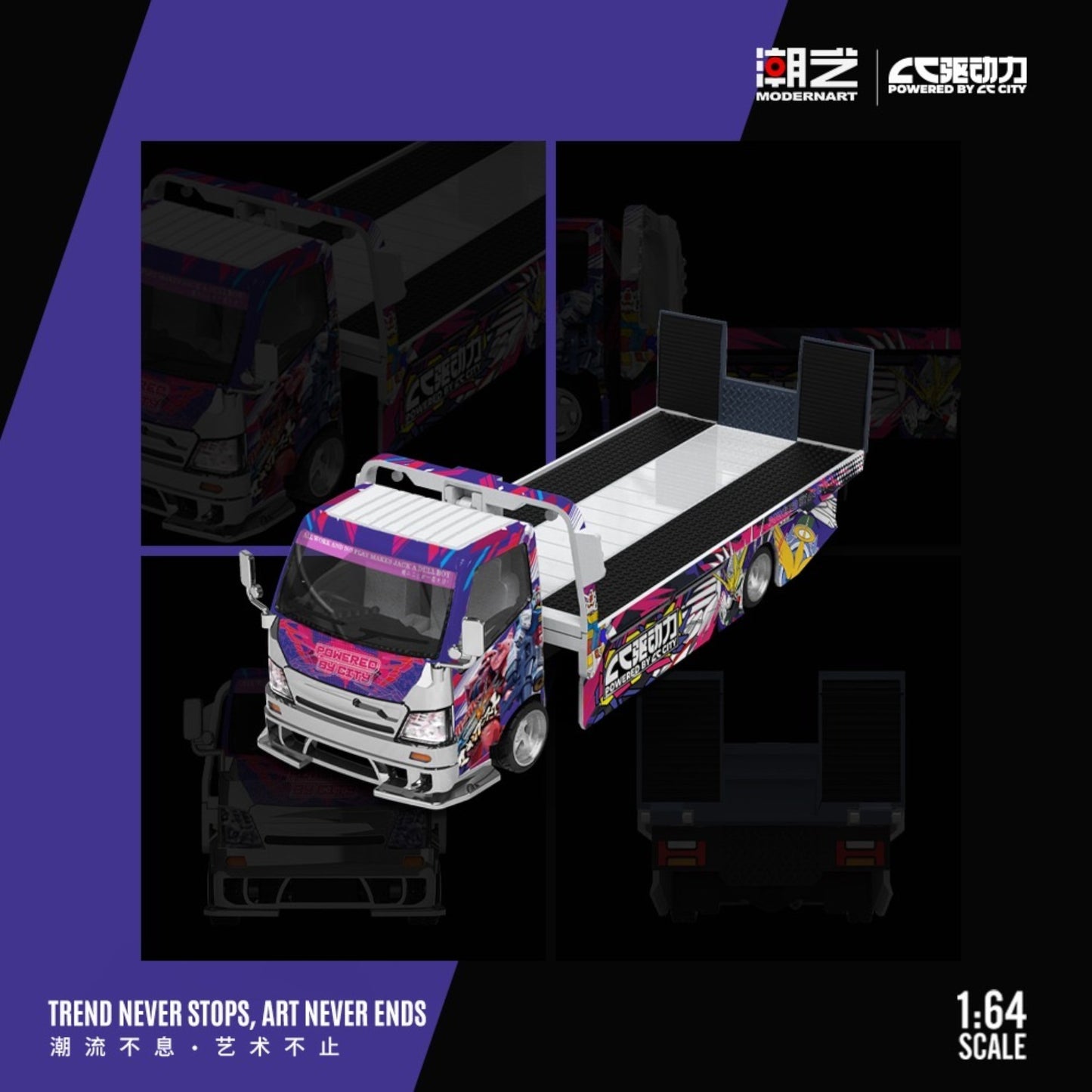 Pre-Order bis 13.09.2025 - ModerArt - H300 Flatbed Transport Trailer - MD647222