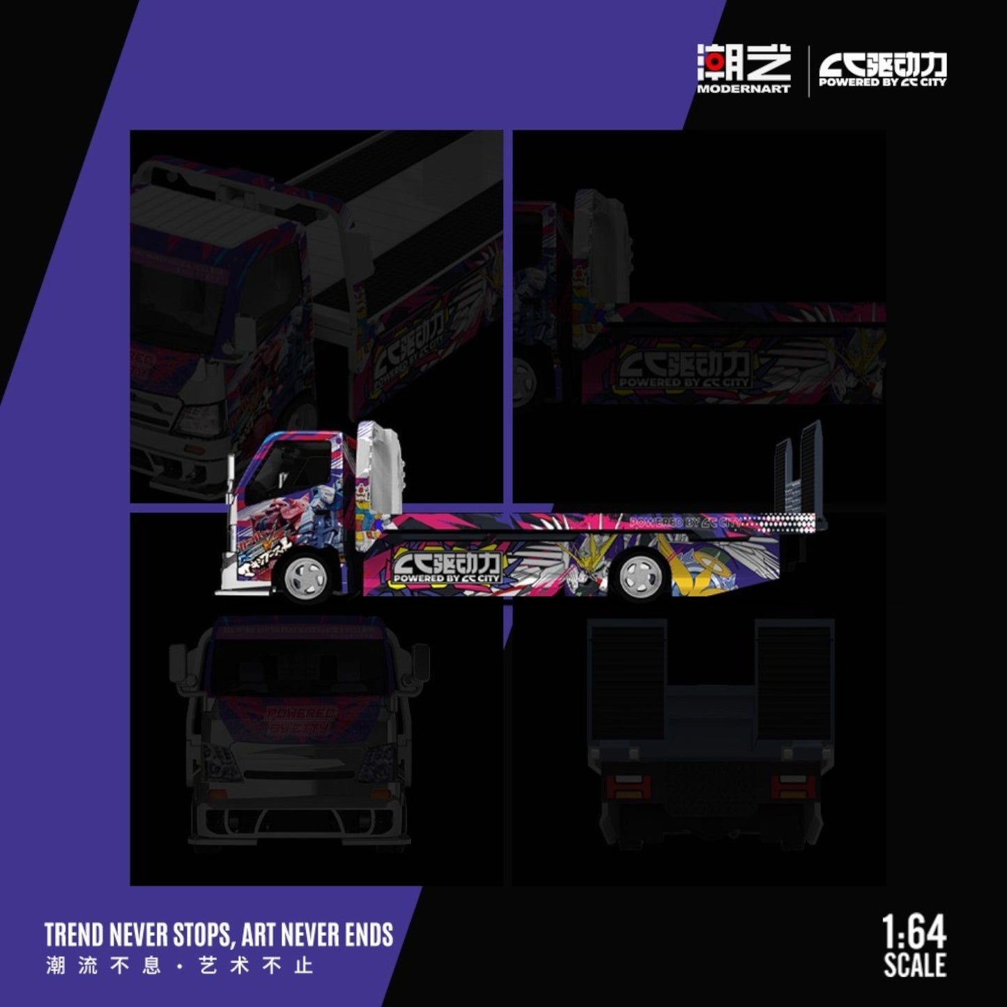 Pre-Order bis 13.09.2025 - ModerArt - H300 Flatbed Transport Trailer - MD647222