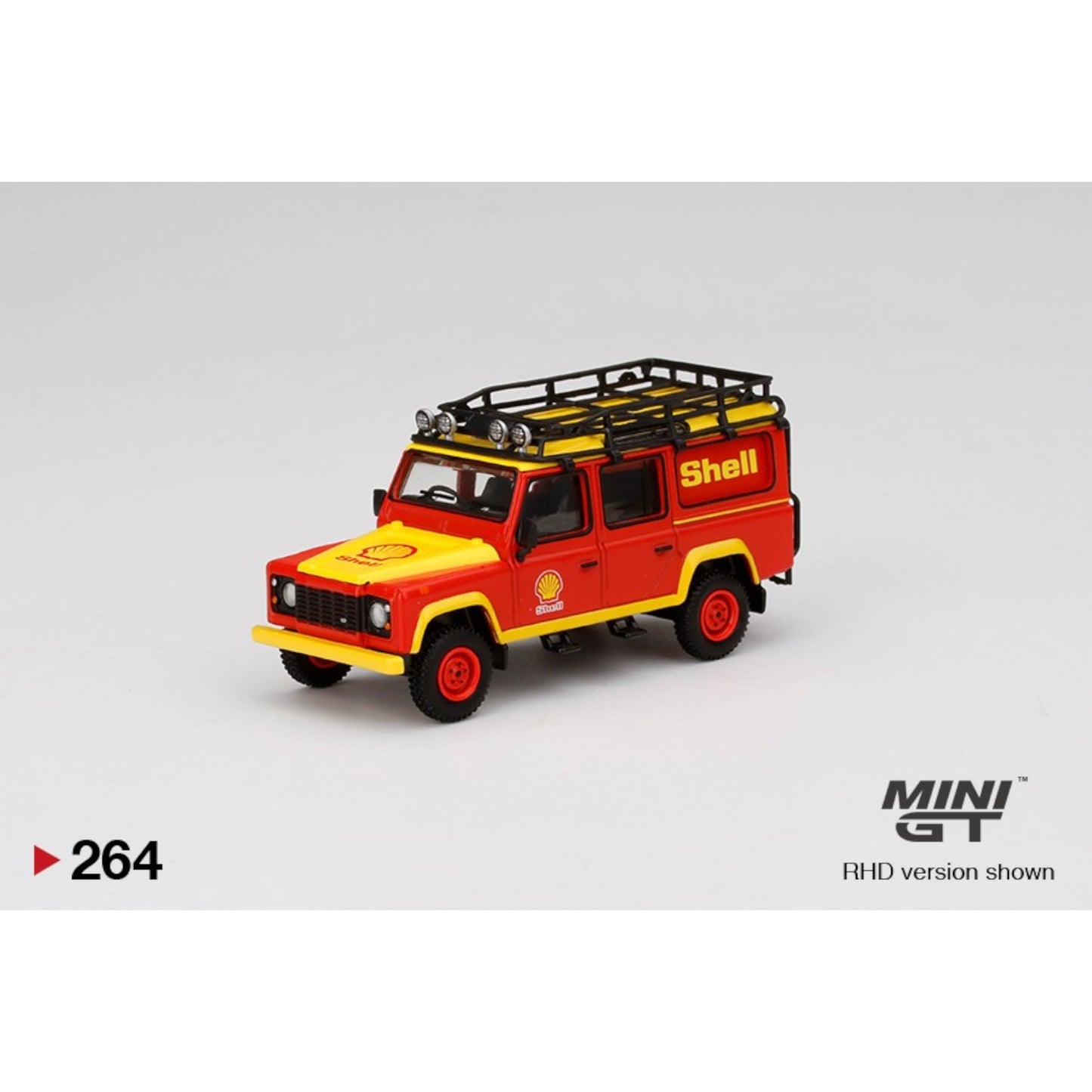 Mini GT - Land Rover Defender 110 Shell Oil (Shell Exclusive) - MGT00264 (RHD)