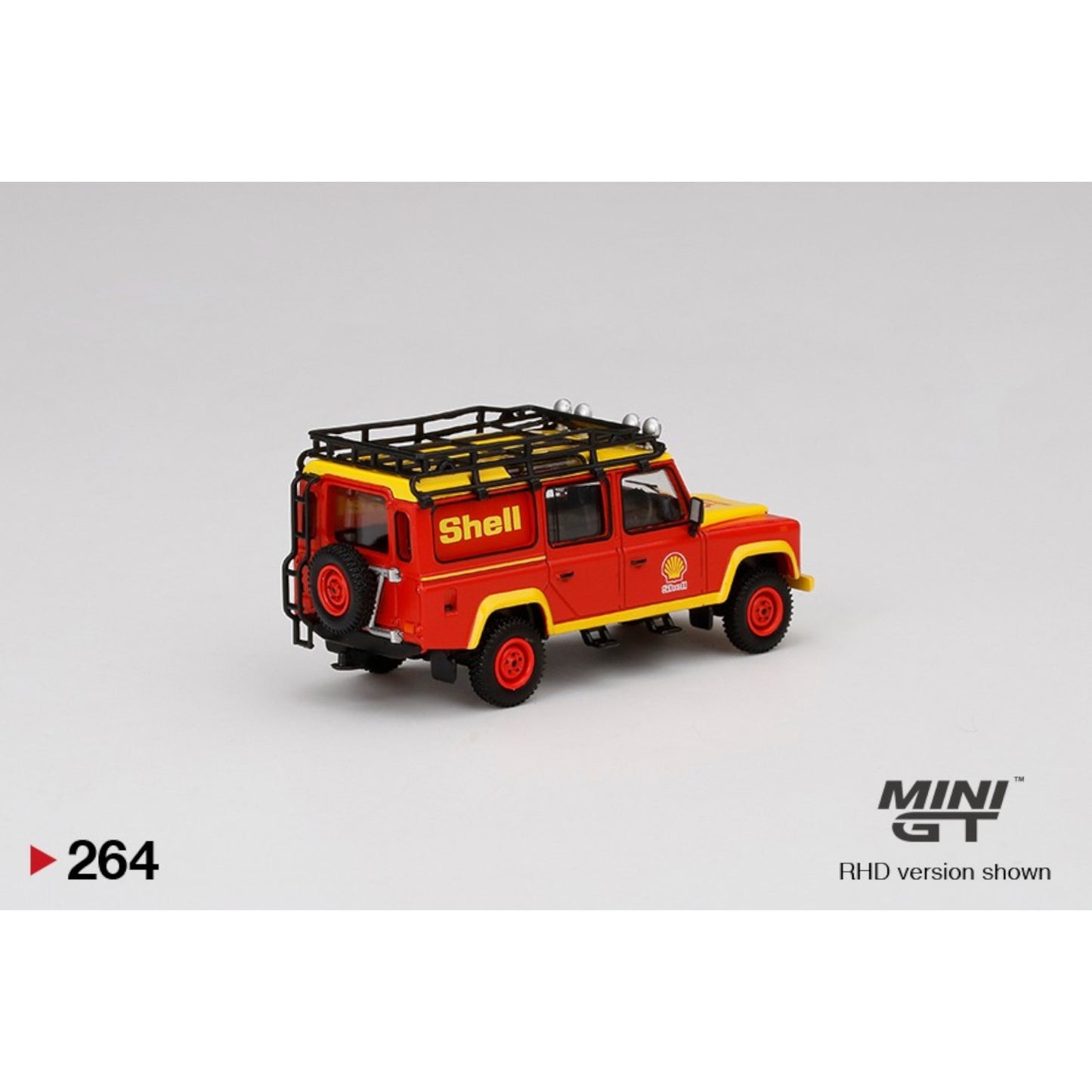 Mini GT - Land Rover Defender 110 Shell Oil (Shell Exclusive) - MGT00264 (RHD)