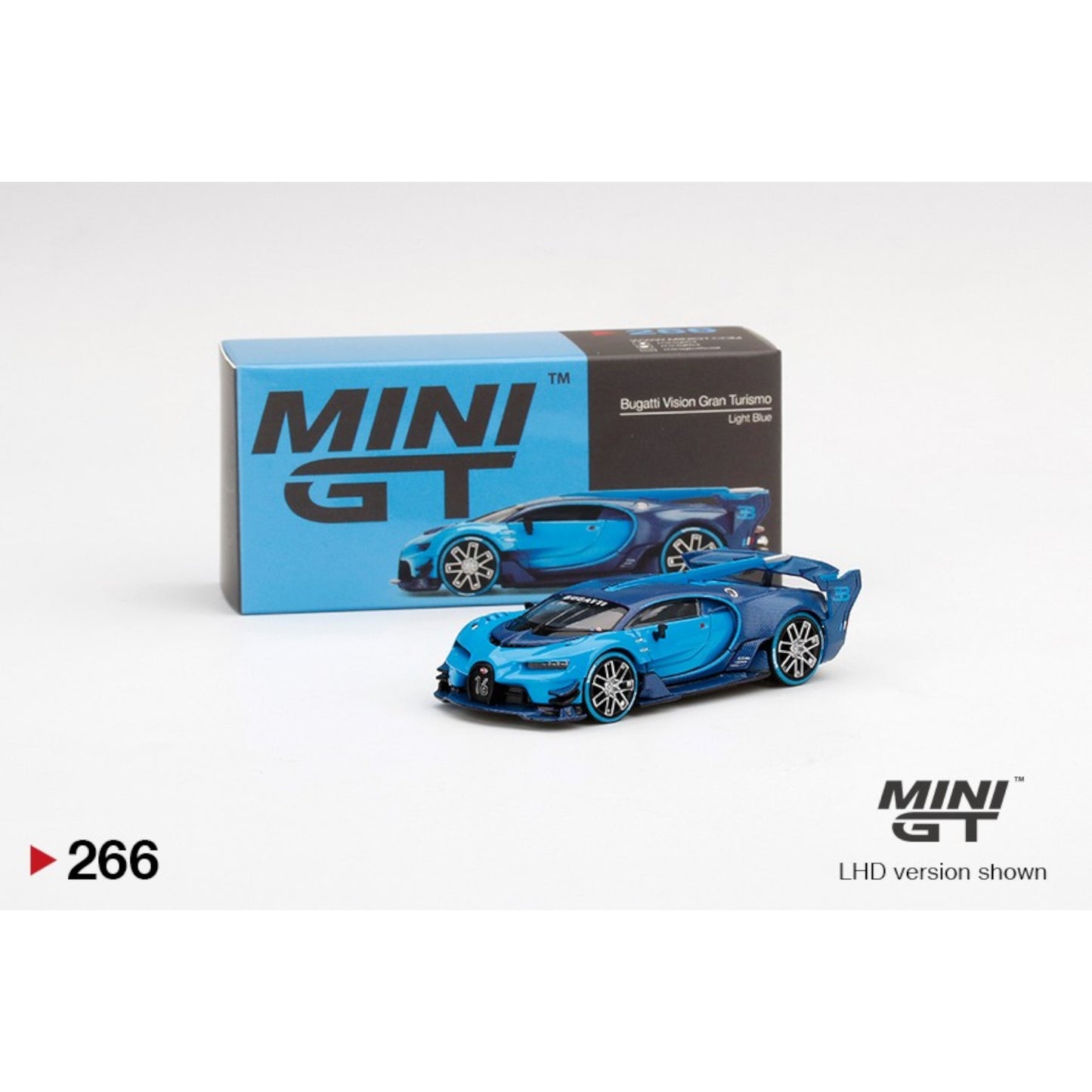 Mini GT - Bugatti Vision Gran Turismo Light Blue - MGT00266-MJ (LHD)