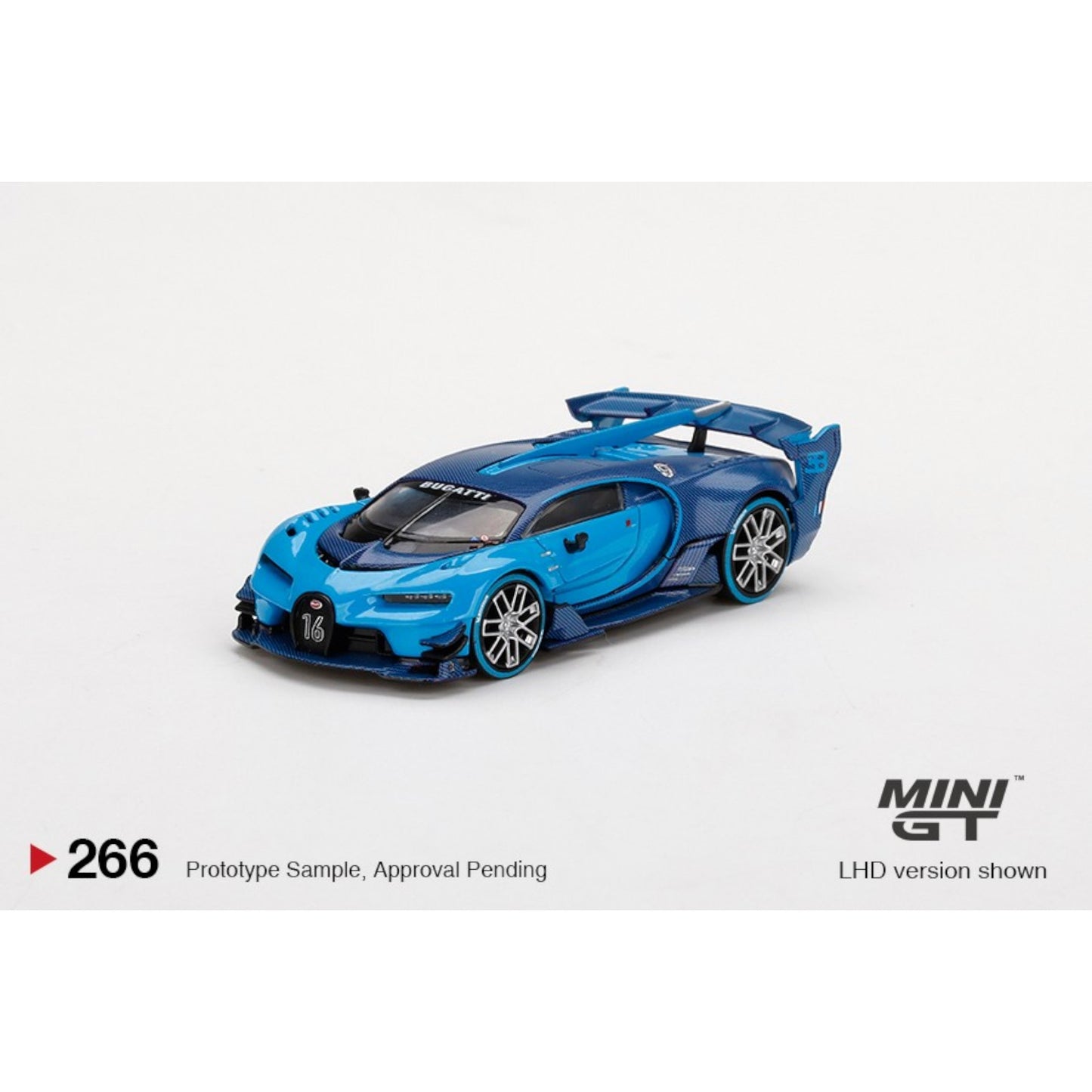 Mini GT - Bugatti Vision Gran Turismo Light Blue - MGT00266-MJ (LHD)
