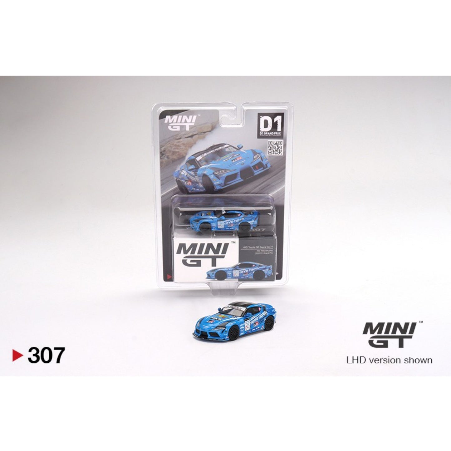 Mini GT - HKS Toyota GR Supra No.77 FAT FIVE RACING 2020 D1 Grand Prix - MGT00307 (LHD)