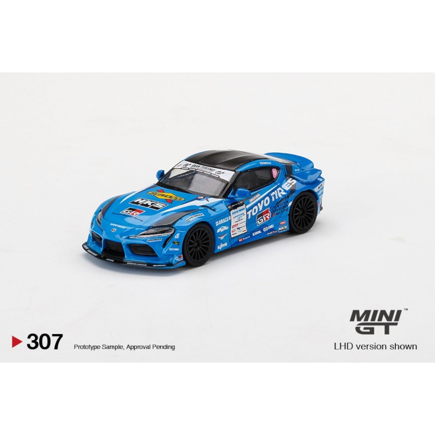 Mini GT - HKS Toyota GR Supra No.77 FAT FIVE RACING 2020 D1 Grand Prix - MGT00307 (LHD)