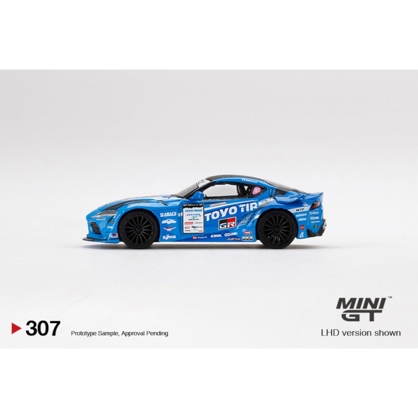 Mini GT - HKS Toyota GR Supra No.77 FAT FIVE RACING 2020 D1 Grand Prix - MGT00307 (LHD)