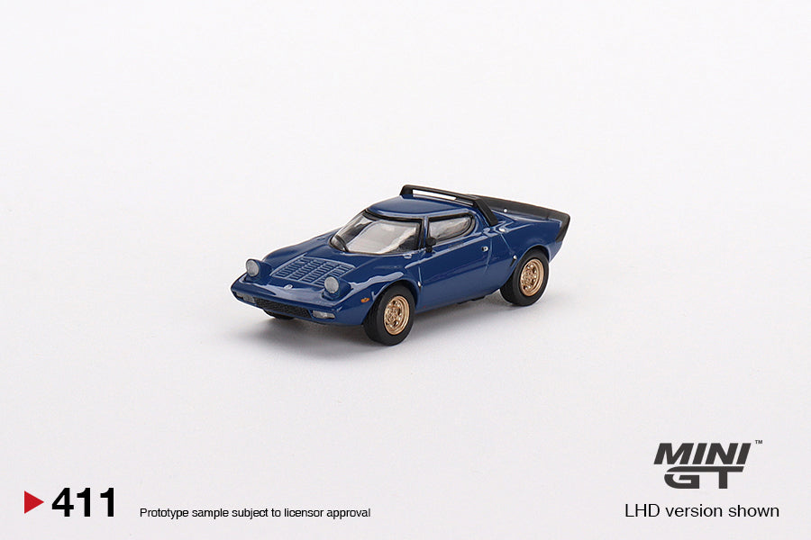 Mini GT - Lancia Stratos HF Stradale - Bleu Vincennes - MGT00411 (LHD) - 1:64