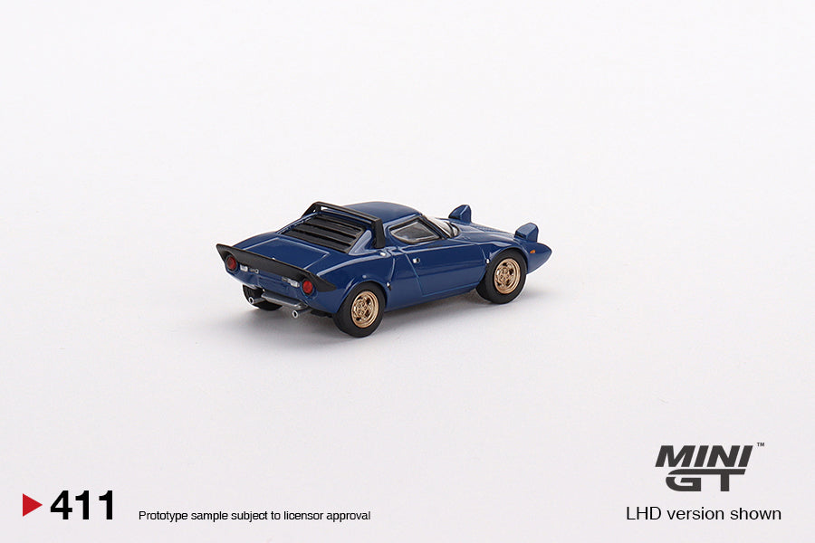 Mini GT - Lancia Stratos HF Stradale - Bleu Vincennes - MGT00411 (LHD) - 1:64