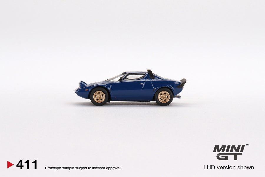 Mini GT - Lancia Stratos HF Stradale - Bleu Vincennes - MGT00411 (LHD) - 1:64