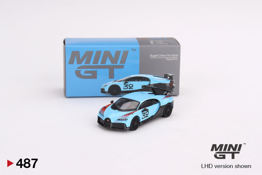 Mini GT - Bugatti Chiron Pur Sport - MGT00487 (LHD) - 1:64